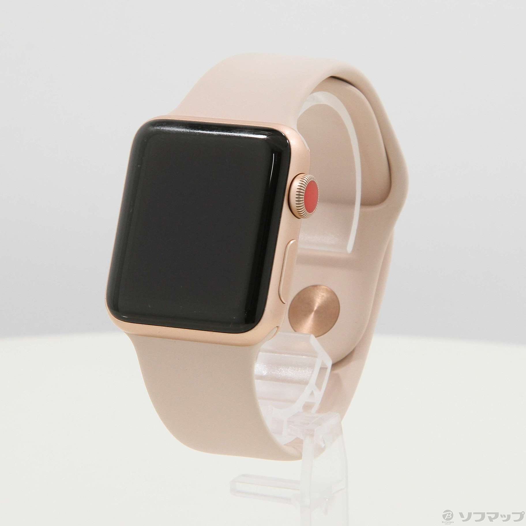 中古】Apple Watch Series 3 GPS + Cellular 38mm ゴールド 
