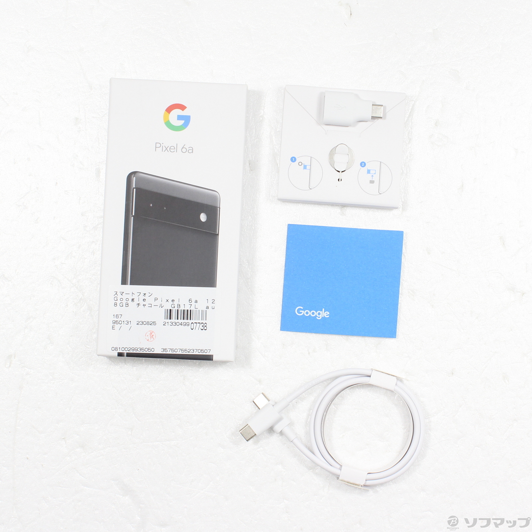 中古】Google Pixel 6a 128GB チャコール GB17L auロック解除SIMフリー