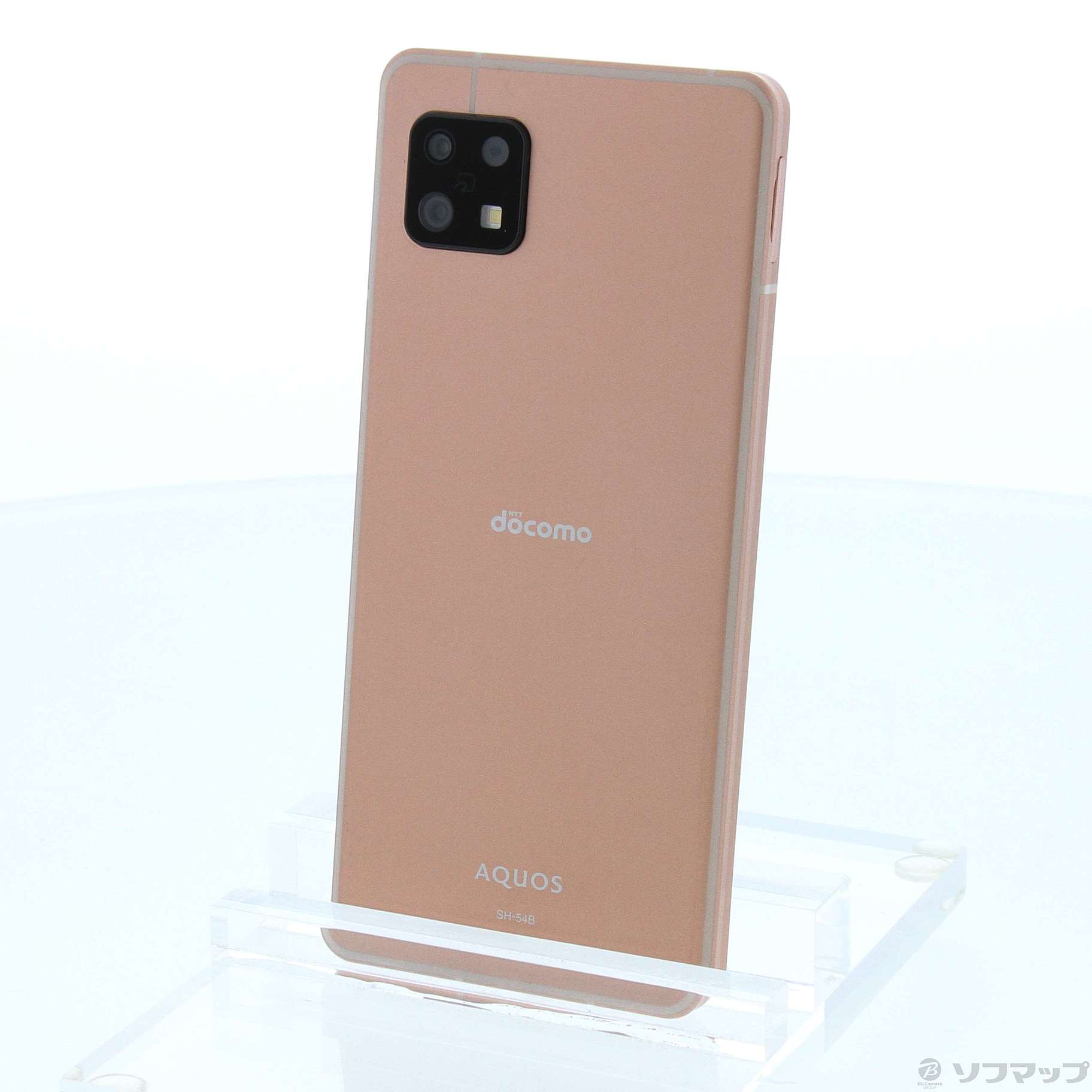 中古】AQUOS sense6 64GB ライトカッパー SH-54B docomoロック解除SIM ...