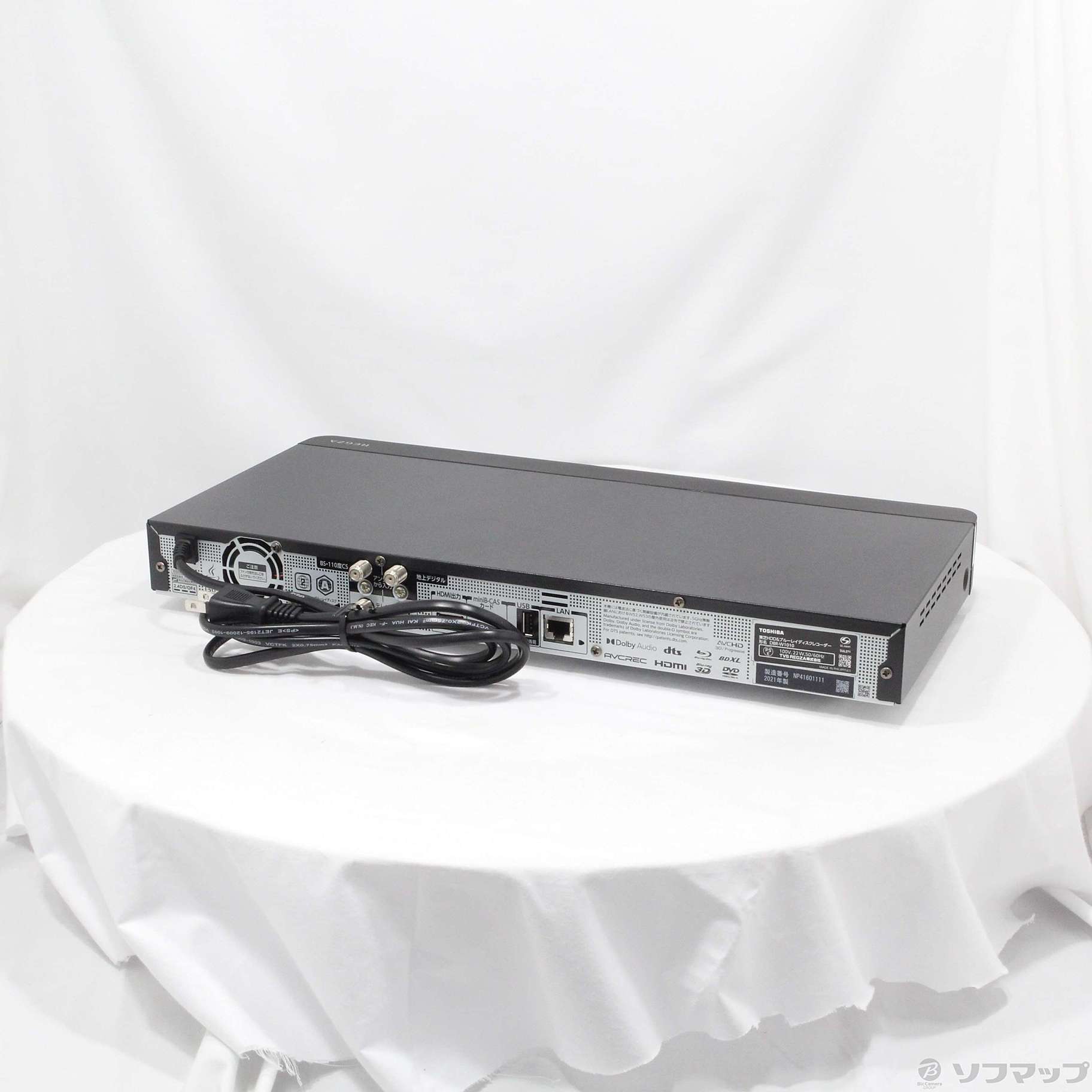 中古】〔展示品〕 ブルーレイレコーダー REGZA（レグザ） DBR-W1010