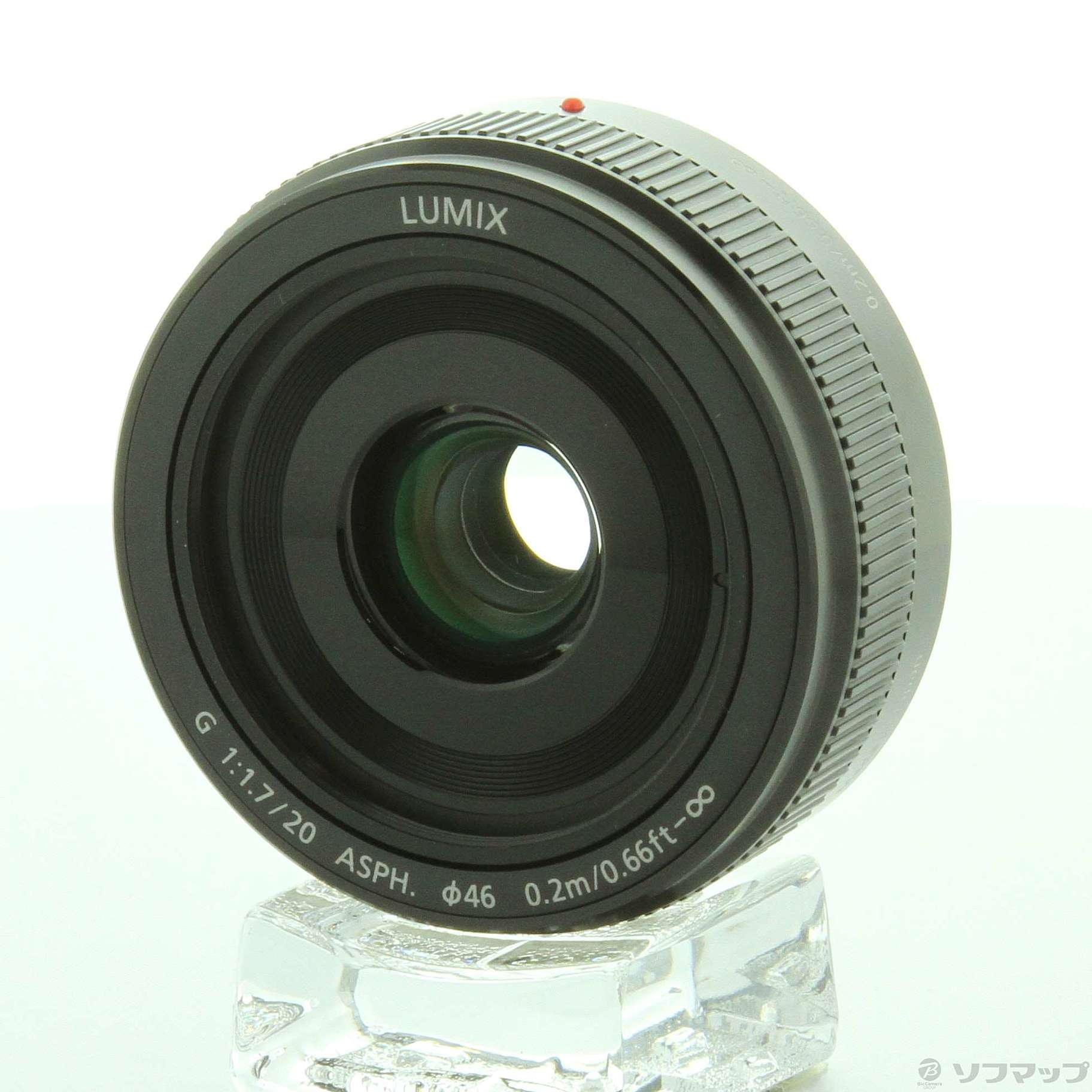 中古】LUMIX G 20mm／F1.7 II ASPH. H-H020A-K ブラック