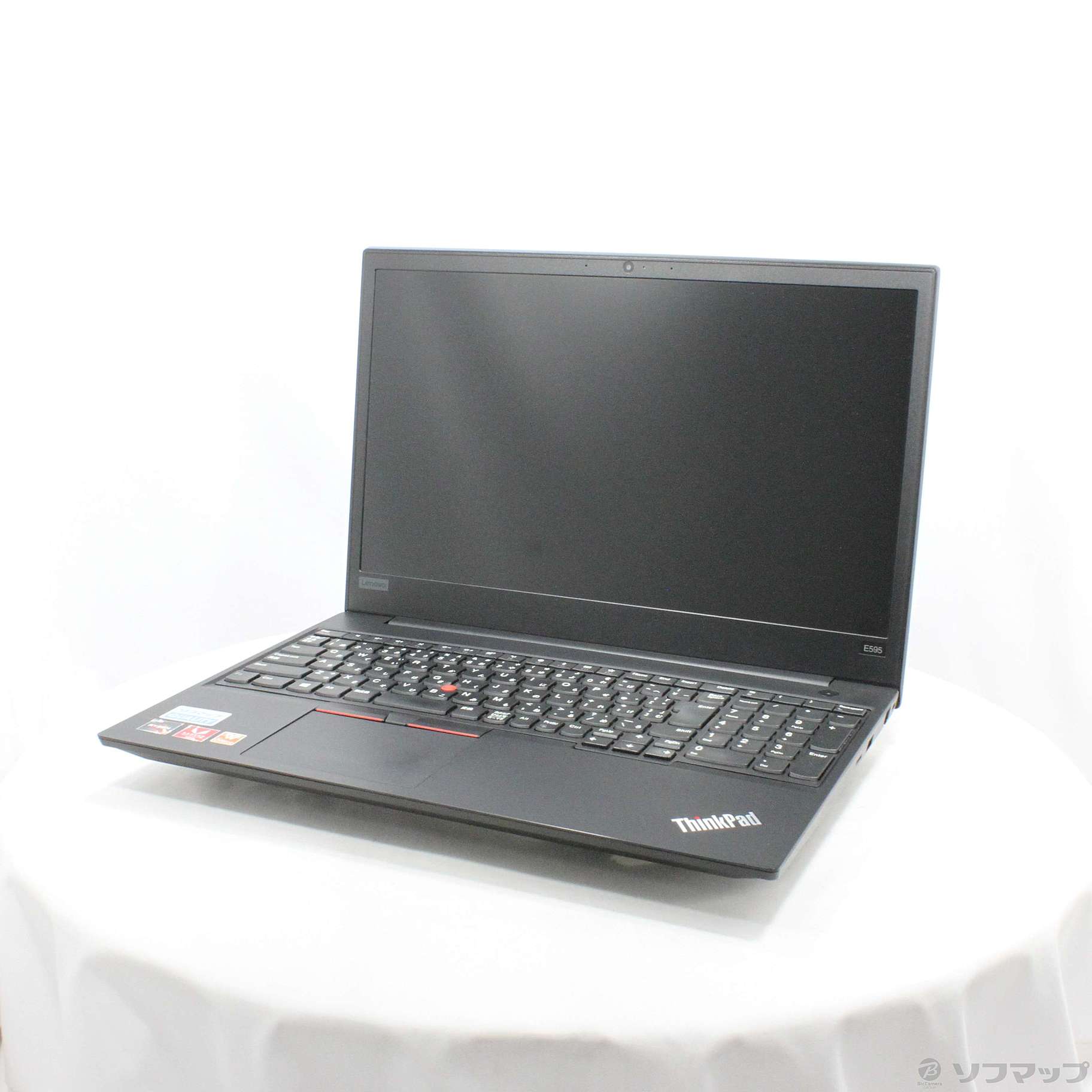 中古】ThinkPad E595 20NFS0Y900 ブラック 〔Windows 10〕 ［AMD Ryzen