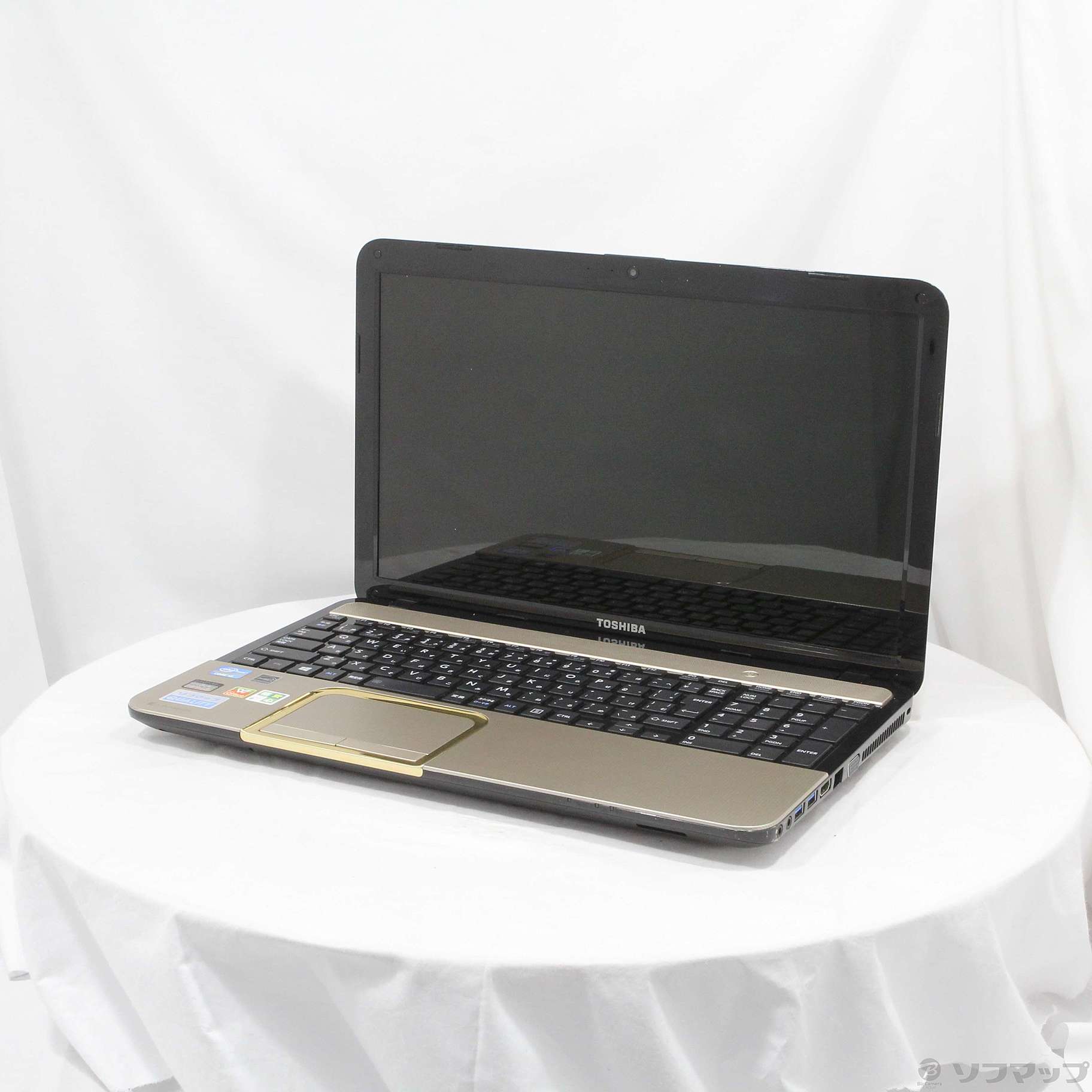 中古品非常便宜的放心的个人电脑dynabook T552/47GK PT55247GBHK香槟