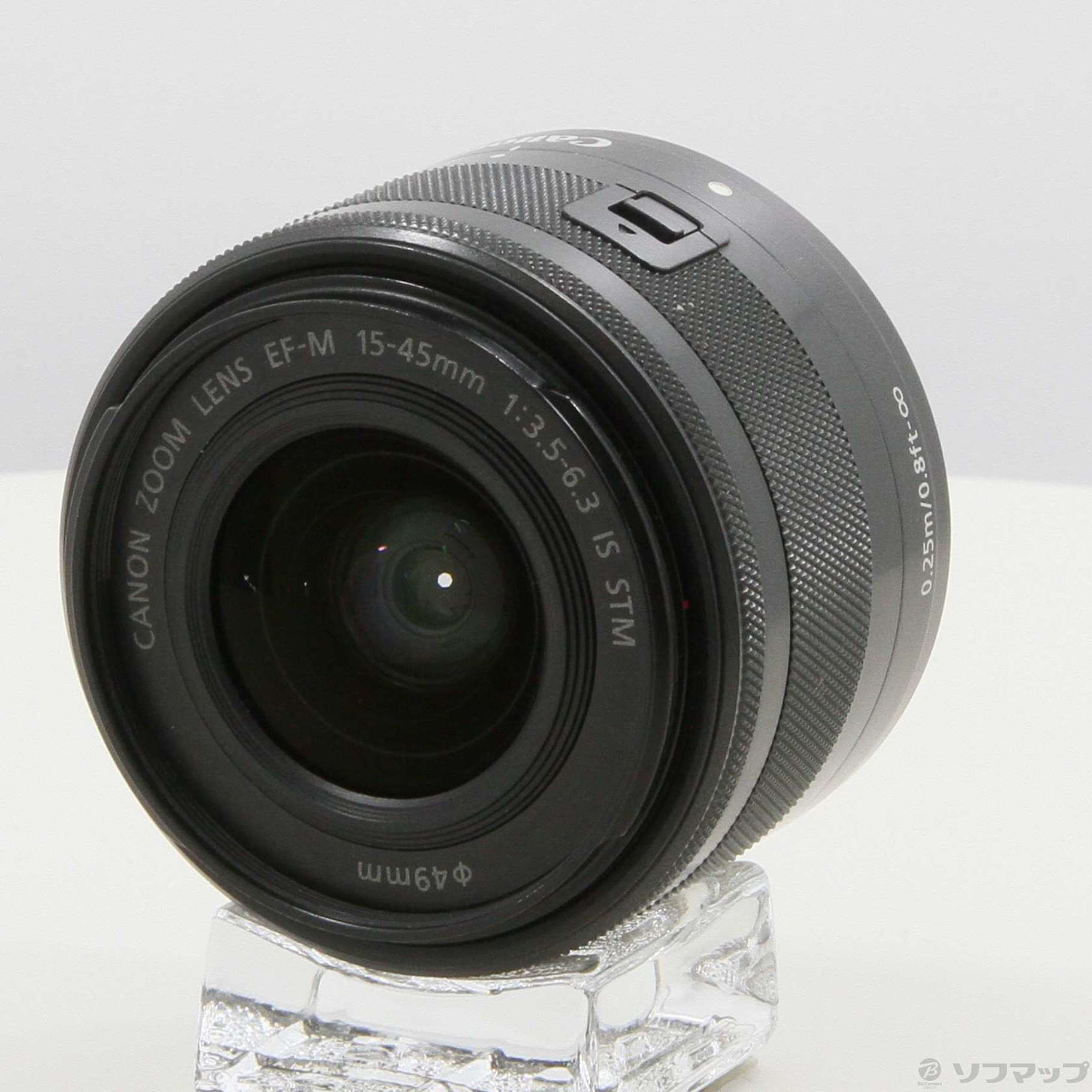 ランキングTOP10 Canon キヤノン EF-M 15-45mm F3.5-6.3 IS STM グラファイト ※中古 