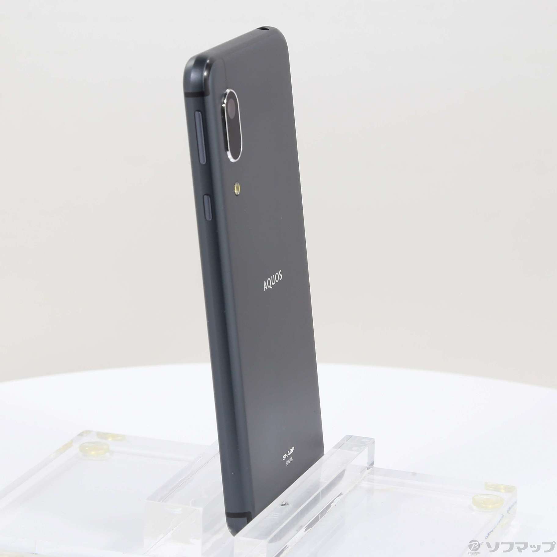 中古】AQUOS sense3 basic 32GB ブラック SHV48 auロック解除SIMフリー