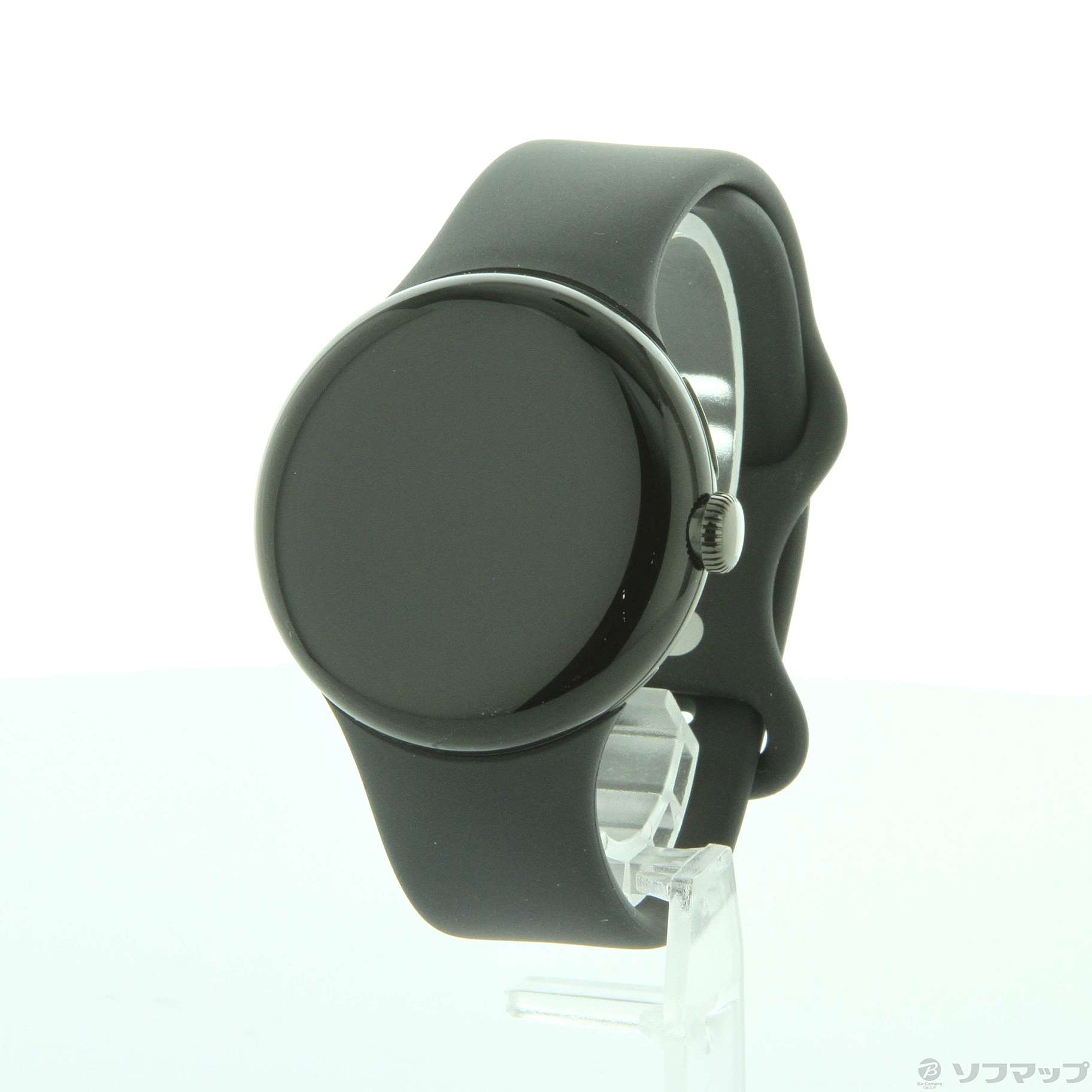 中古】Google Pixel Watch Matte Black ステンレス ケース／Obsidian