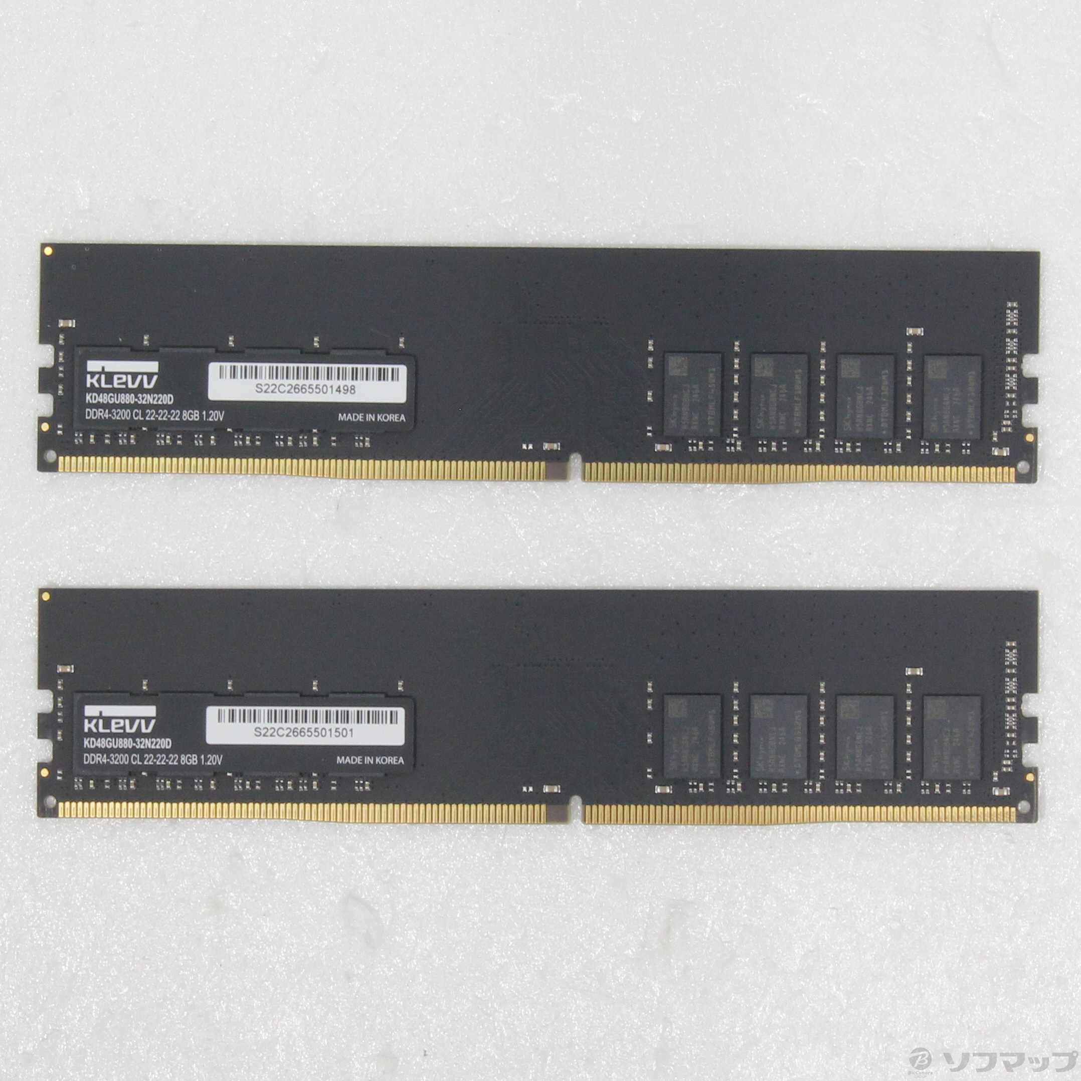 中古】288P PC4-25600 DDR4-3200 16GB 8GB×2枚組 [2133049945457