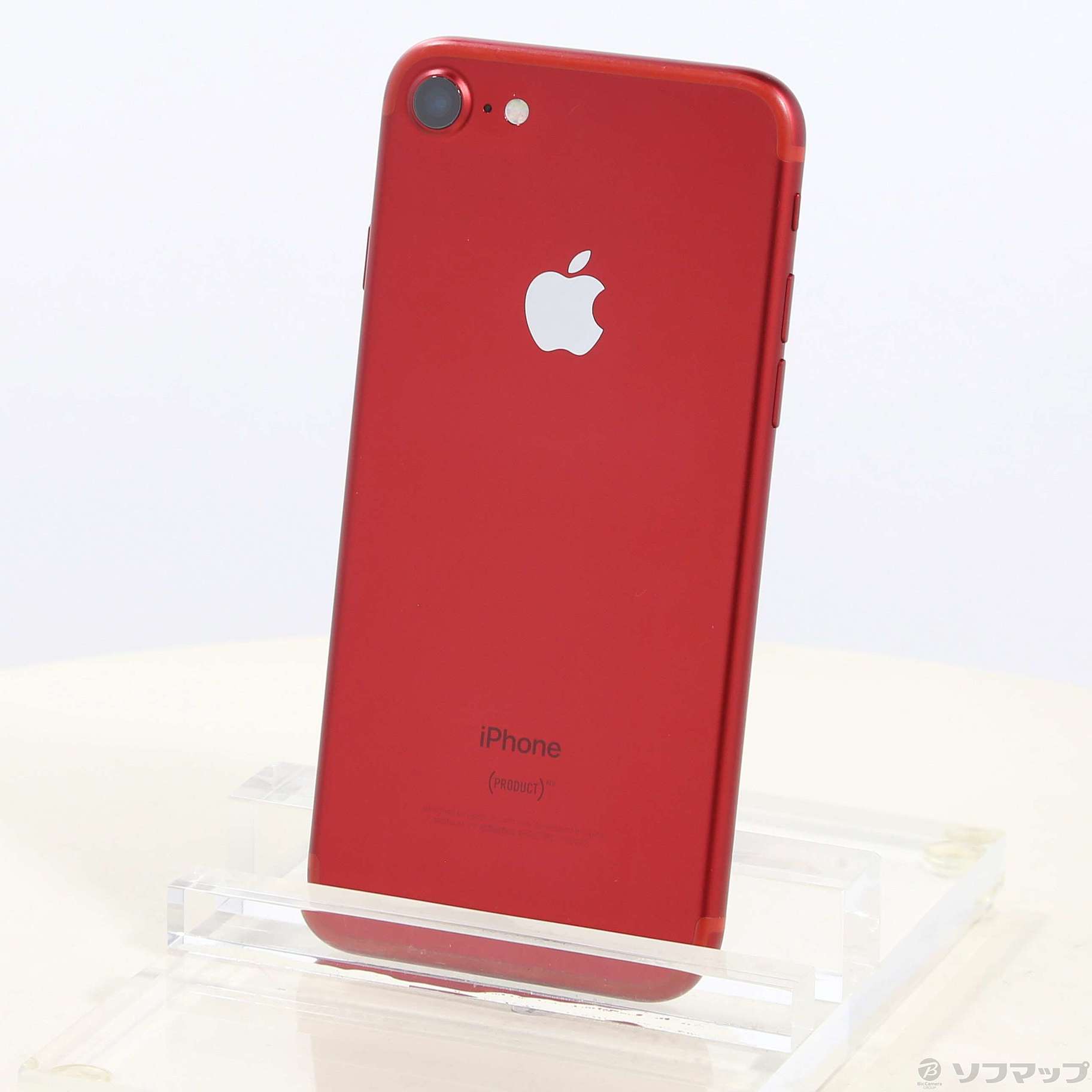 iPhone7 128GB 赤　SIMフリー 本体のみ(箱付き)スマートフォン/携帯電話