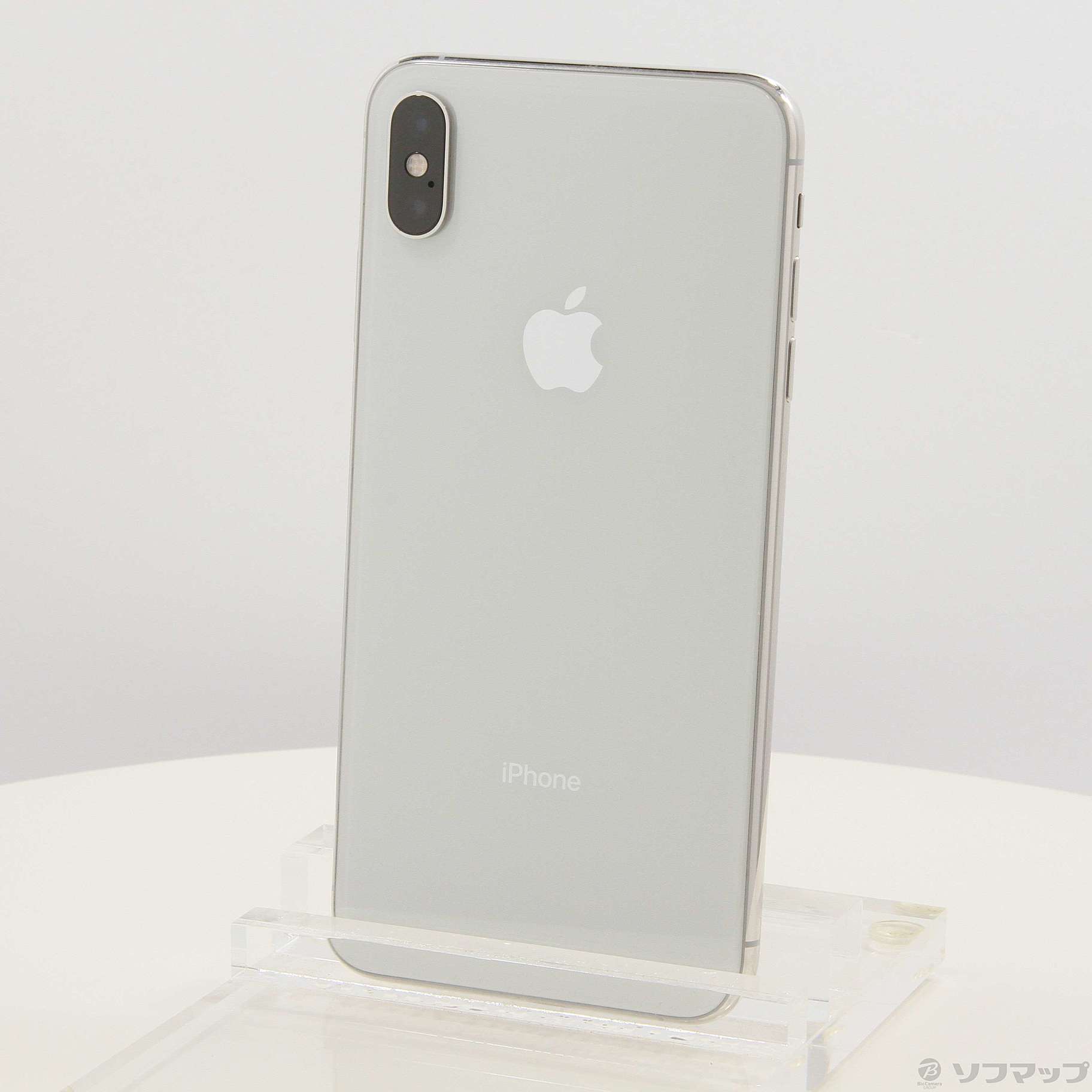 au 【SIMロック解除済】MT6R2J/A iPhone XS Max 64GB シルバー au-