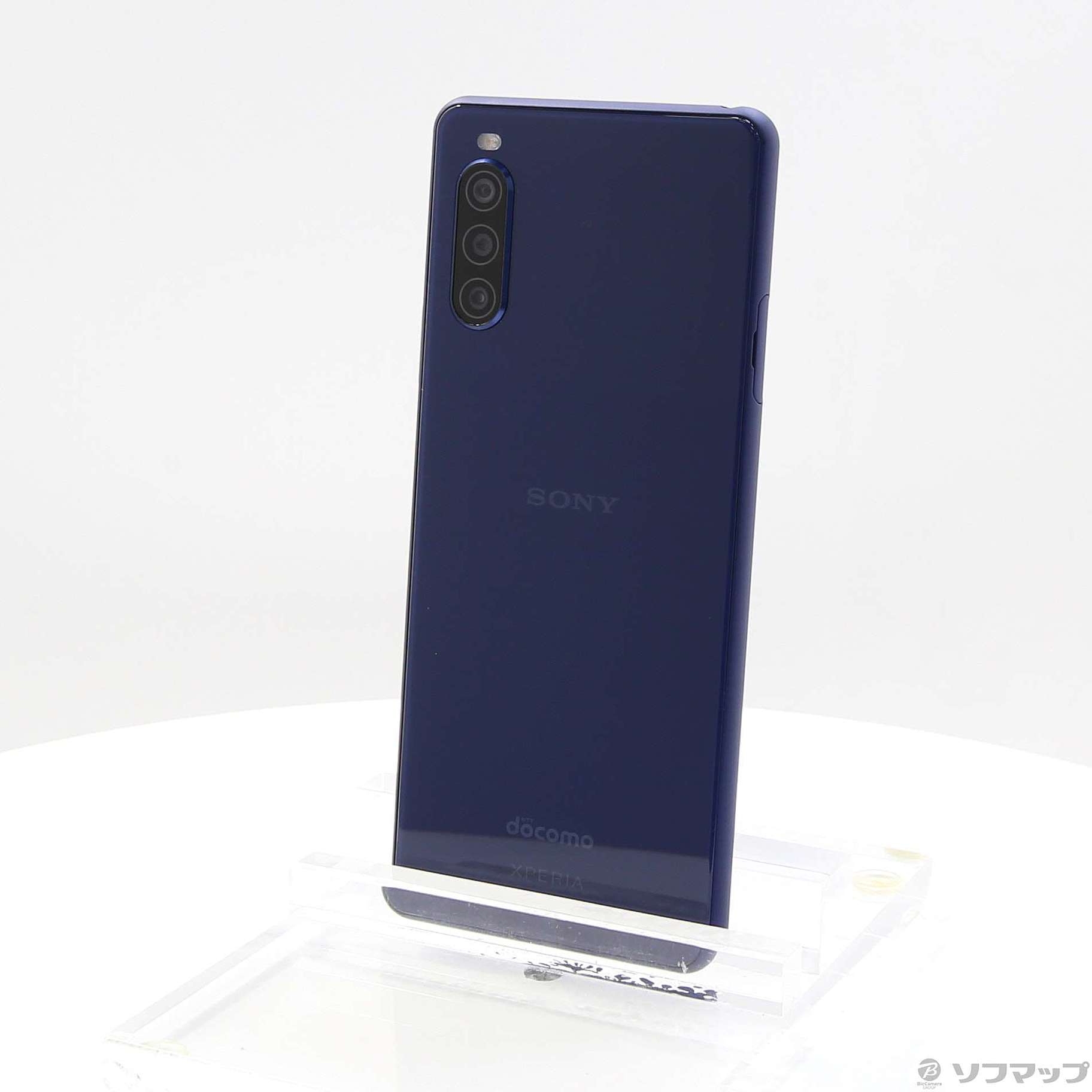 中古品〕 Xperia 10 II 64GB ブルー SO-41A docomoロック解除SIMフリー ...