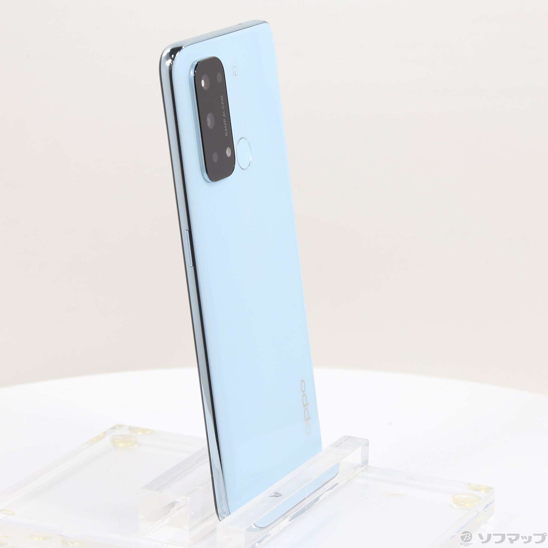 中古】OPPO Reno5 A 128GB アイスブルー A101OP Y!mobile