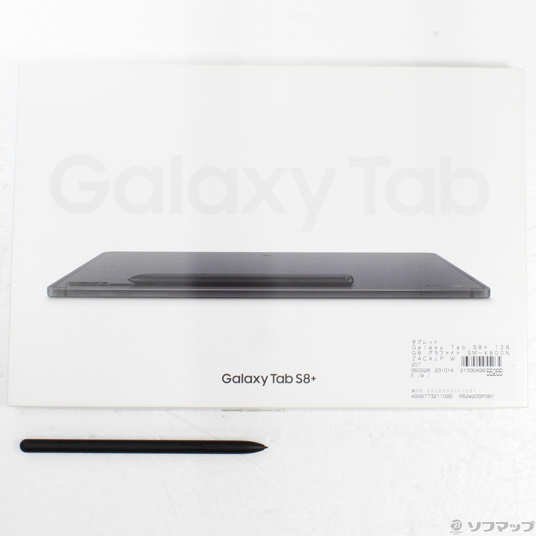 〔展示品〕 Galaxy Tab S8+ 128GB グラファイト SM-X800NZACXJP Wi-Fi