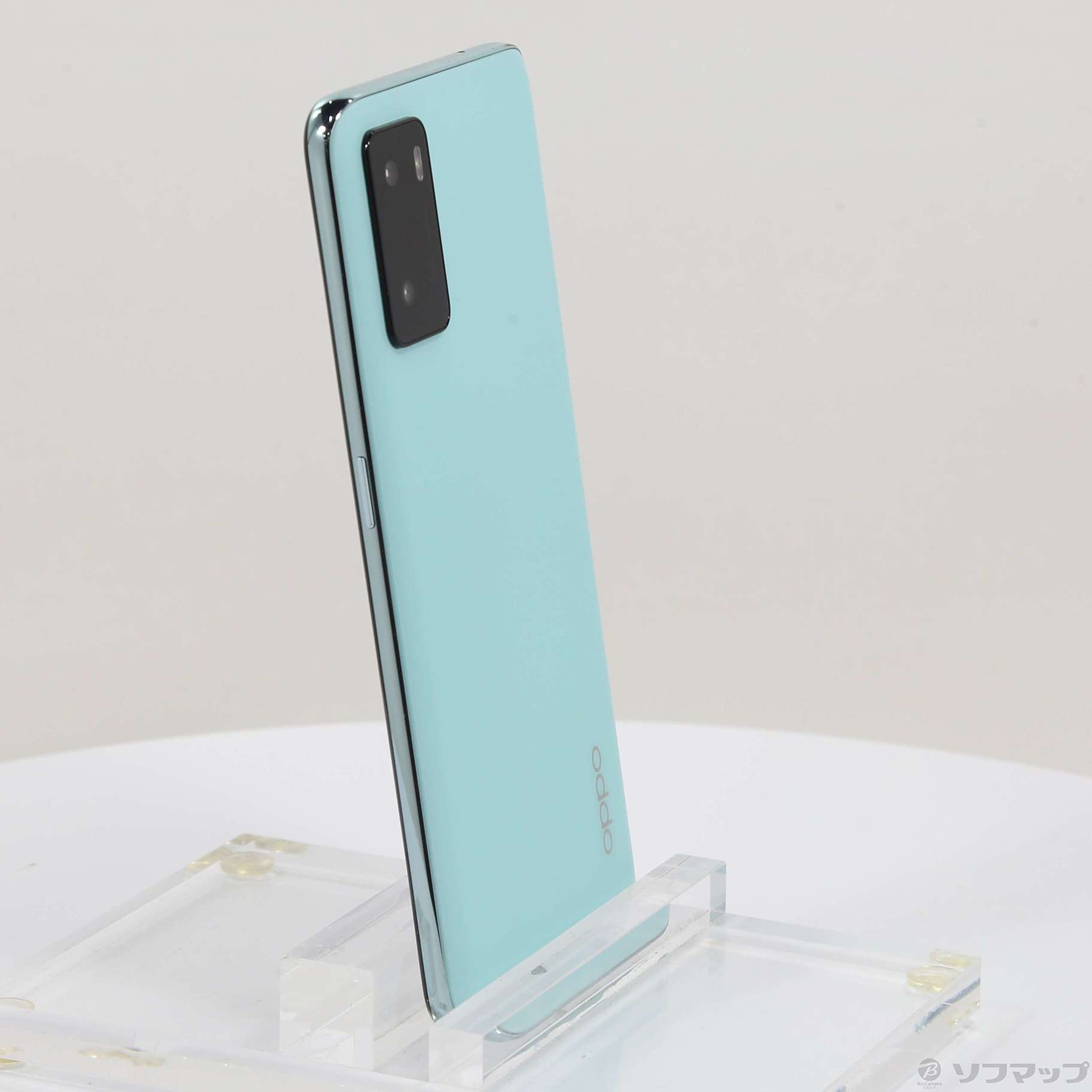 中古】OPPO A55s 5G 64GB グリーン A102OP SoftBank 〔ネットワーク 
