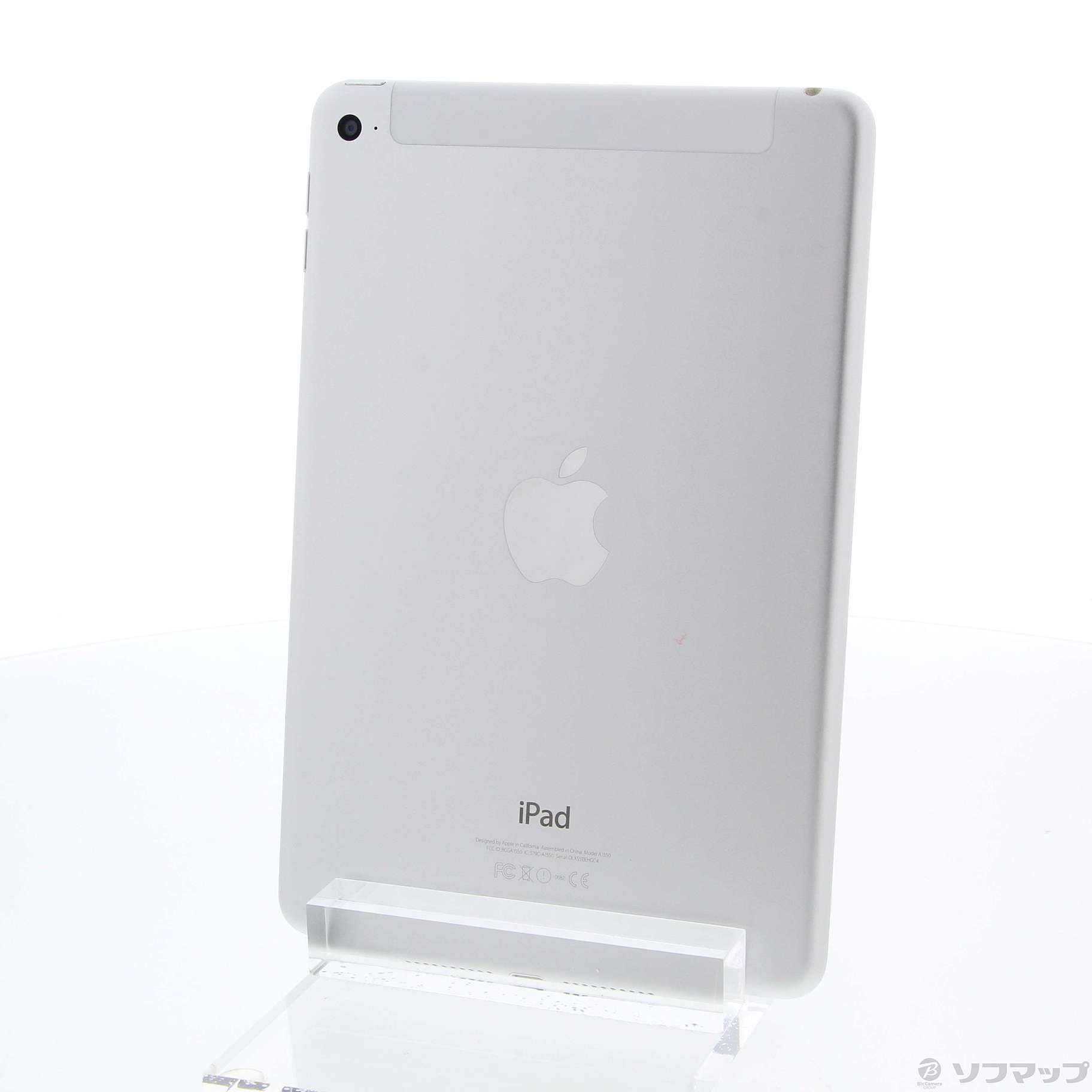 中古品〕 iPad mini 4 32GB シルバー MNWF2J／A docomoロック解除SIM ...