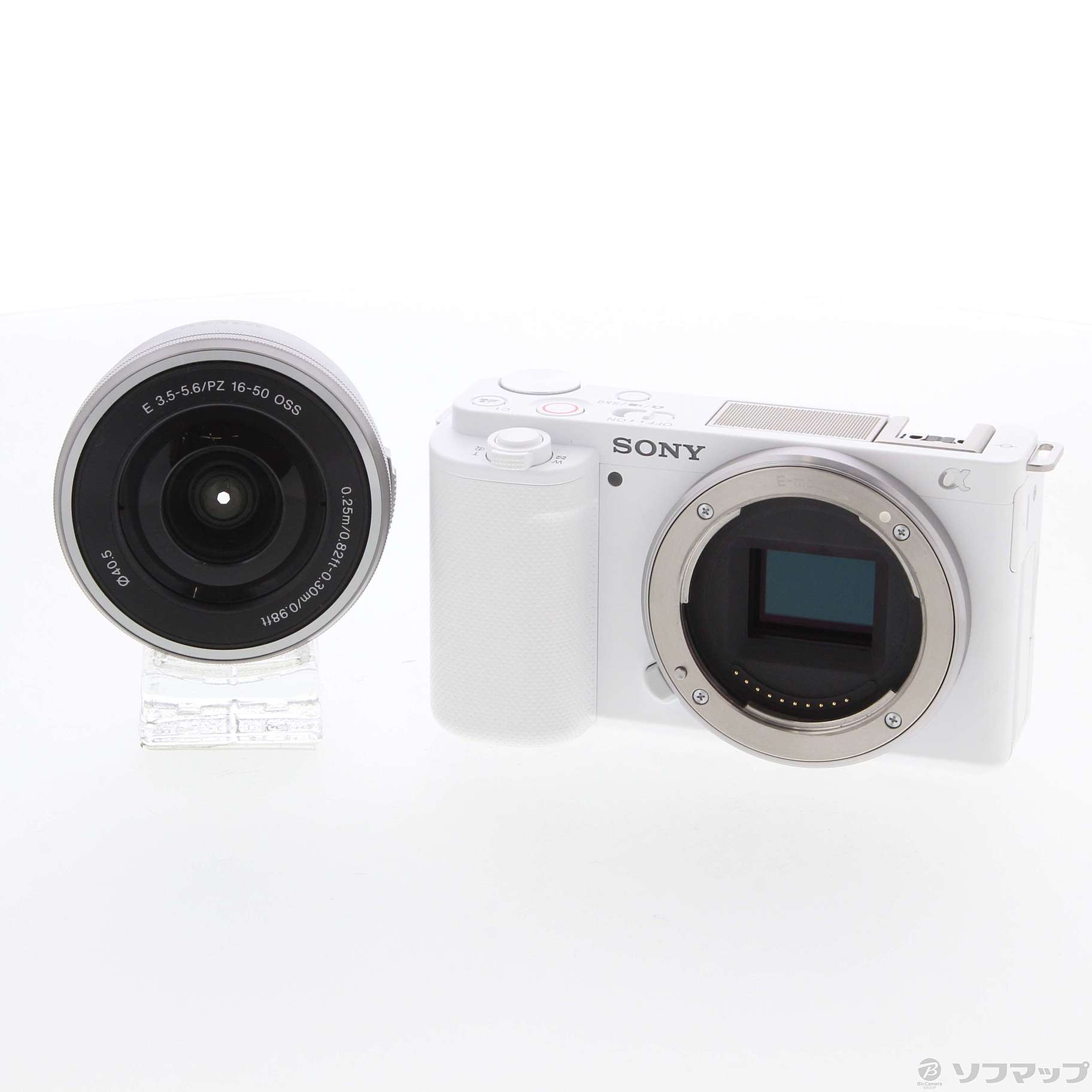 中古】VLOGCAM ZV-E10L パワーズームレンズキット ホワイト