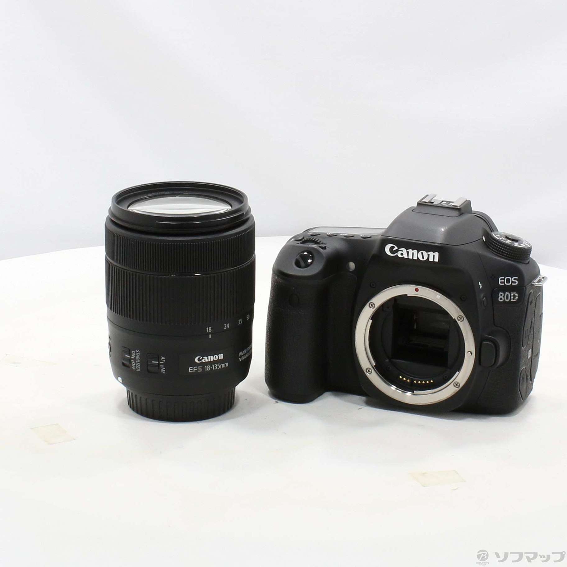 中古】EOS 80D EF-S18-135 IS USM レンズキット [2133050012681