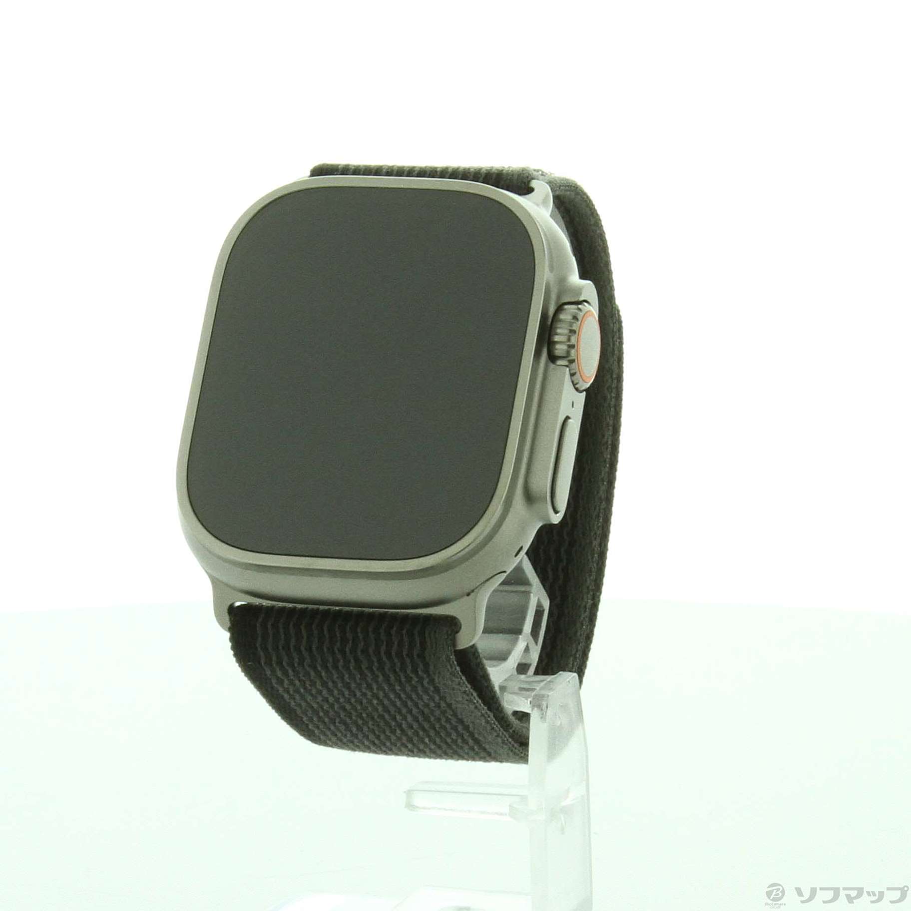 Apple Watch Ultra GPS + Cellular 49mm チタニウムケース ブラック／グレイトレイルループ