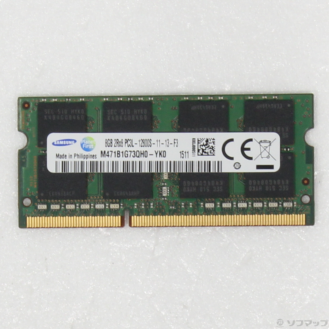 新品 サムスン8GB(4GB*2枚) PC3L-12800S 2R×8　送料無料