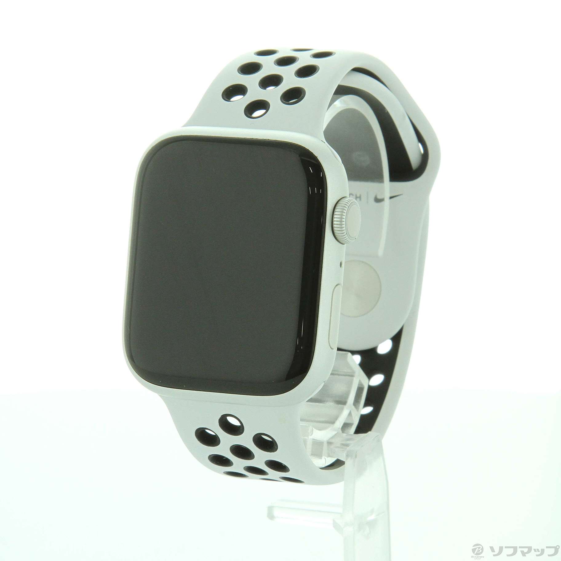 Apple Watch Series 8 GPS 45mm シルバーアルミニウムケース サミットホワイト／ブラックNikeスポーツバンド