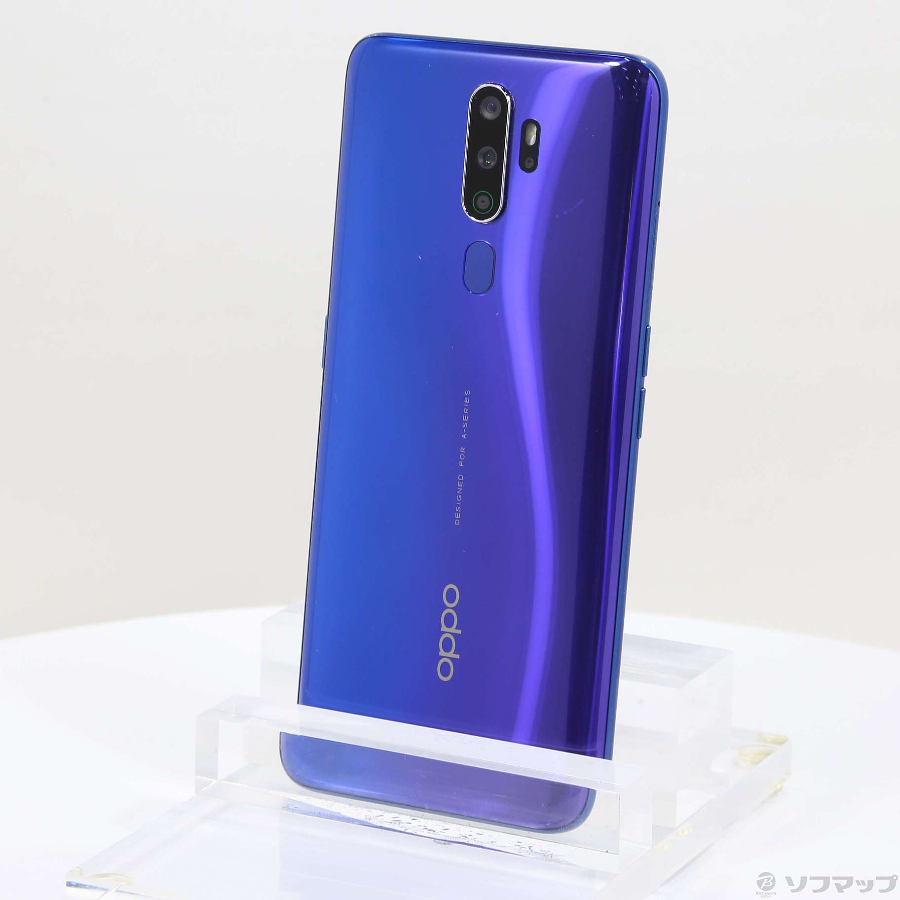OPPO A5 2020 ブルー SIMフリー オッポ スマホスマホ/家電/カメラ