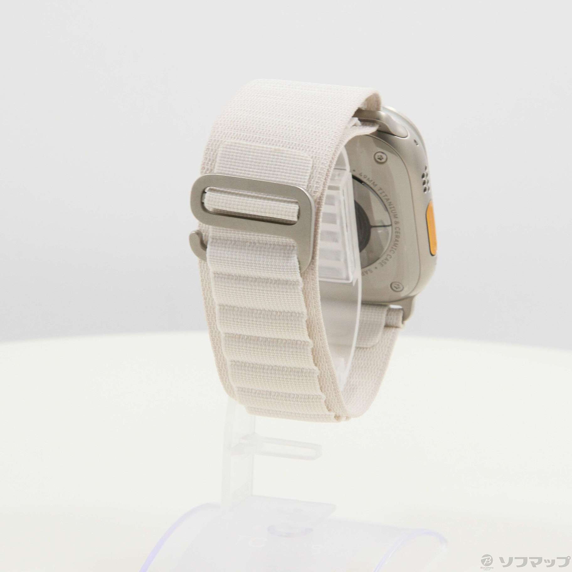 新品未開封 Apple Watch Ultra GPS+Cellular 49mm MQFR3J/A チタニウム スターライトループ M △ 解除済