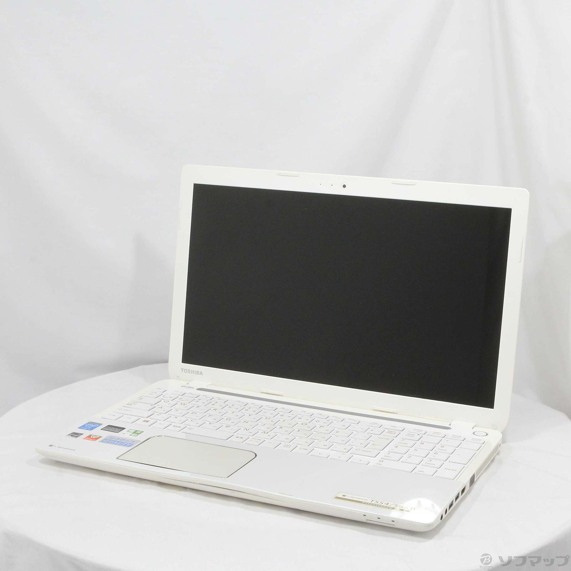 中古】格安安心パソコン dynabook T554／56KW PT55456KBXW リュクス 