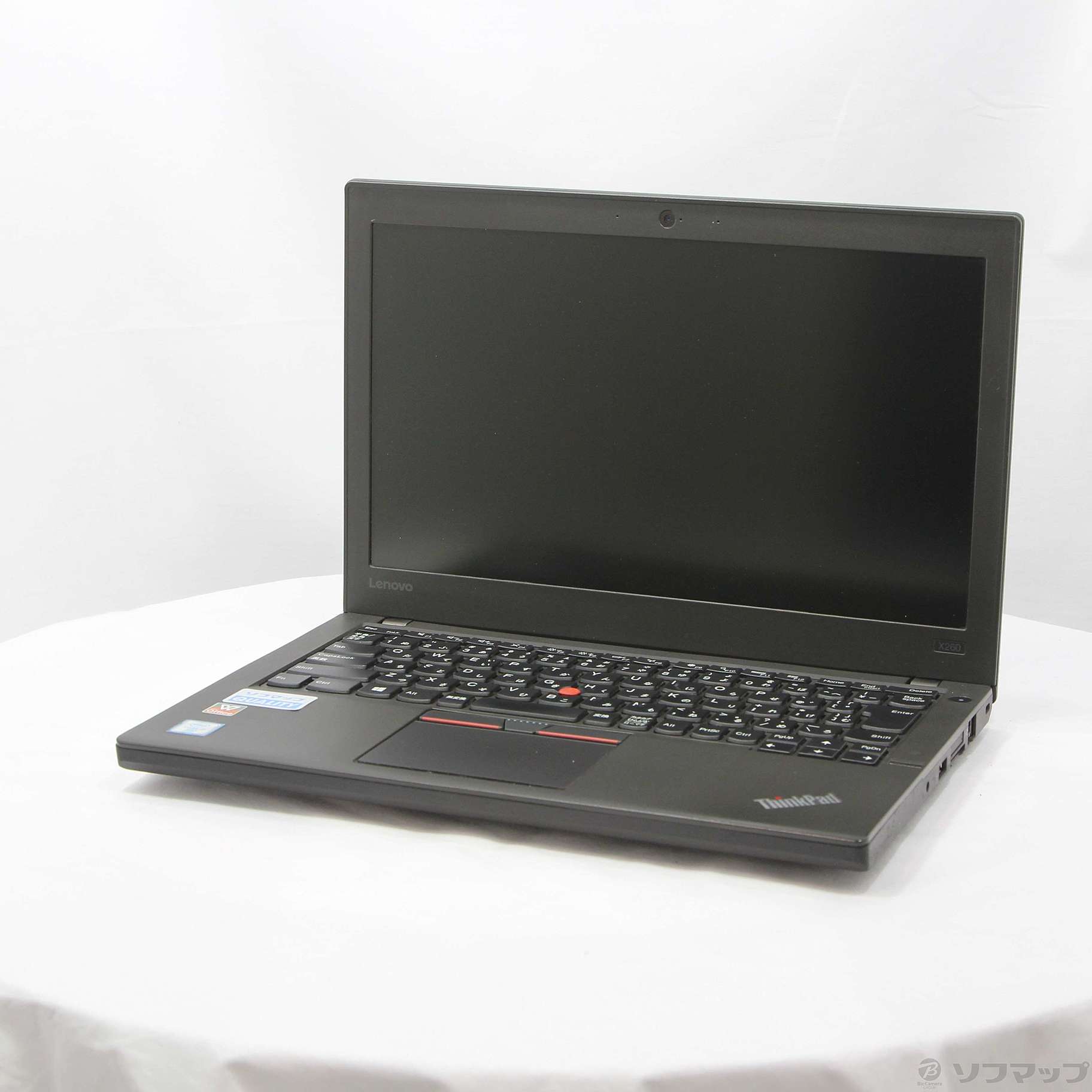 〔中古品〕 ThinkPad X260 20F60032JP ブラック ［Core i7 6600U  (2.6GHz)／4GB／HDD500GB／12.5インチワイド］