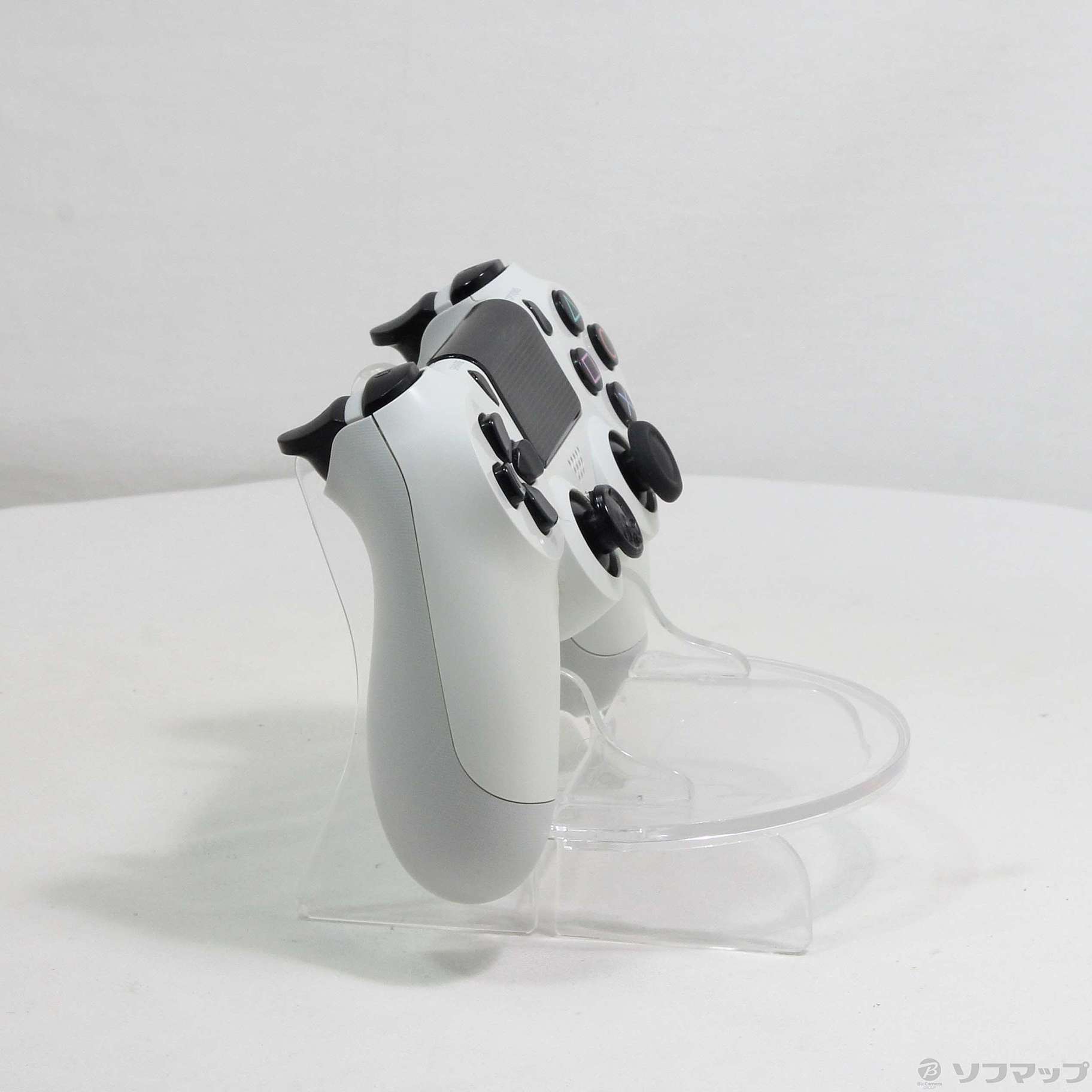 中古】ワイヤレスコントローラー DUALSHOCK4 グレイシャー・ホワイト