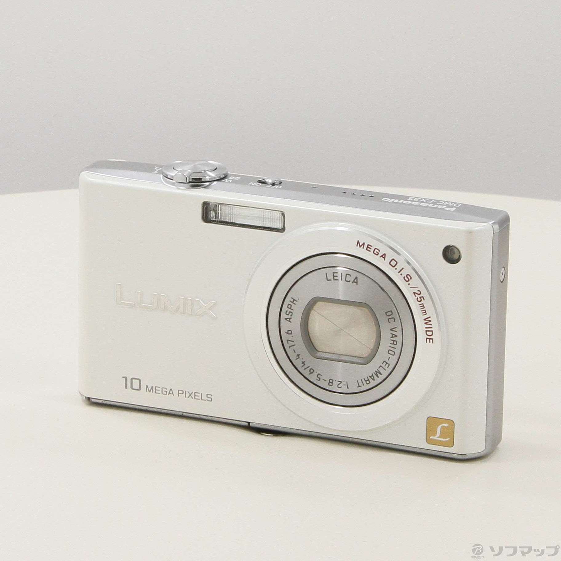 パナソニック カメラ ホワイト LUMIX DMC-FX35 - デジタルカメラ