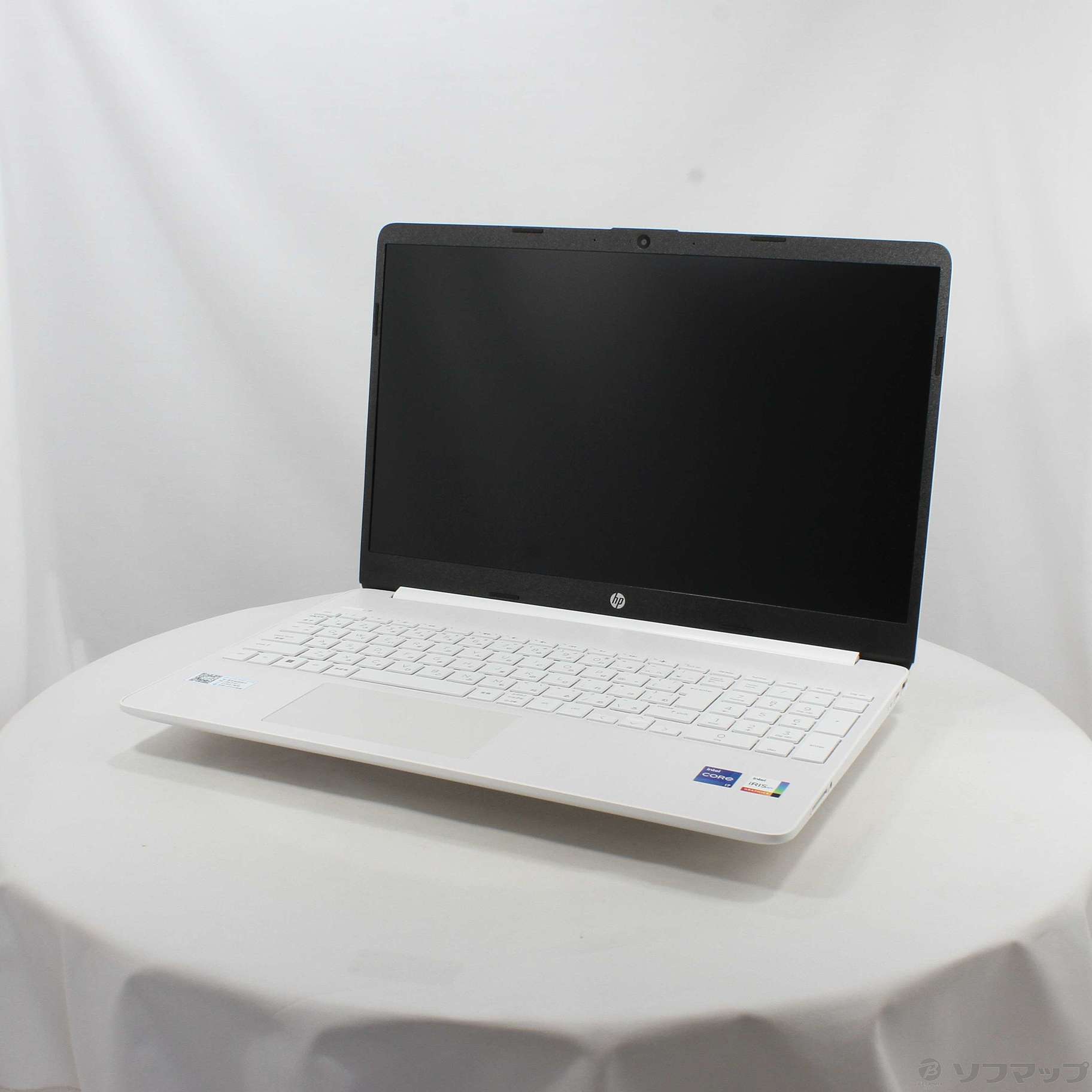 中古】HP 15s-fq5000 759W7PA-AAAB ピュアホワイト ［Core i7 1255U