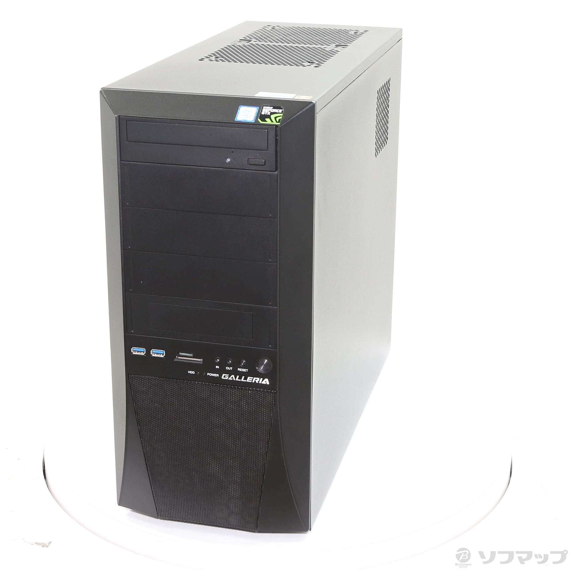 Thirdwave XV GALLERIA ガレリア ゲーミングデスクトップPC Intel Core i7-8700 3.2GHz 16GB SSD  500GB