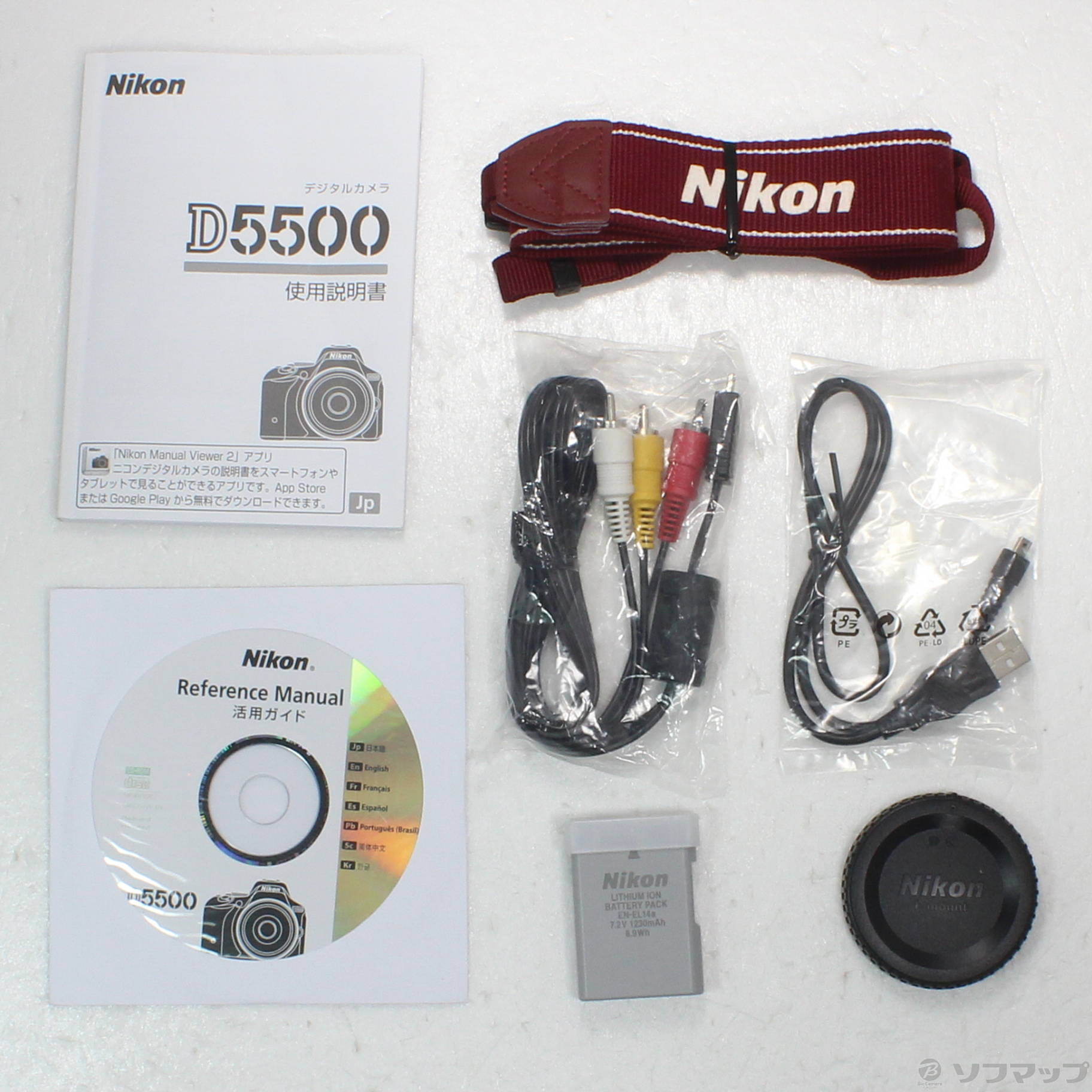 中古】Nikon D5500 ボディ (レッド) [2133050068657] - リコレ