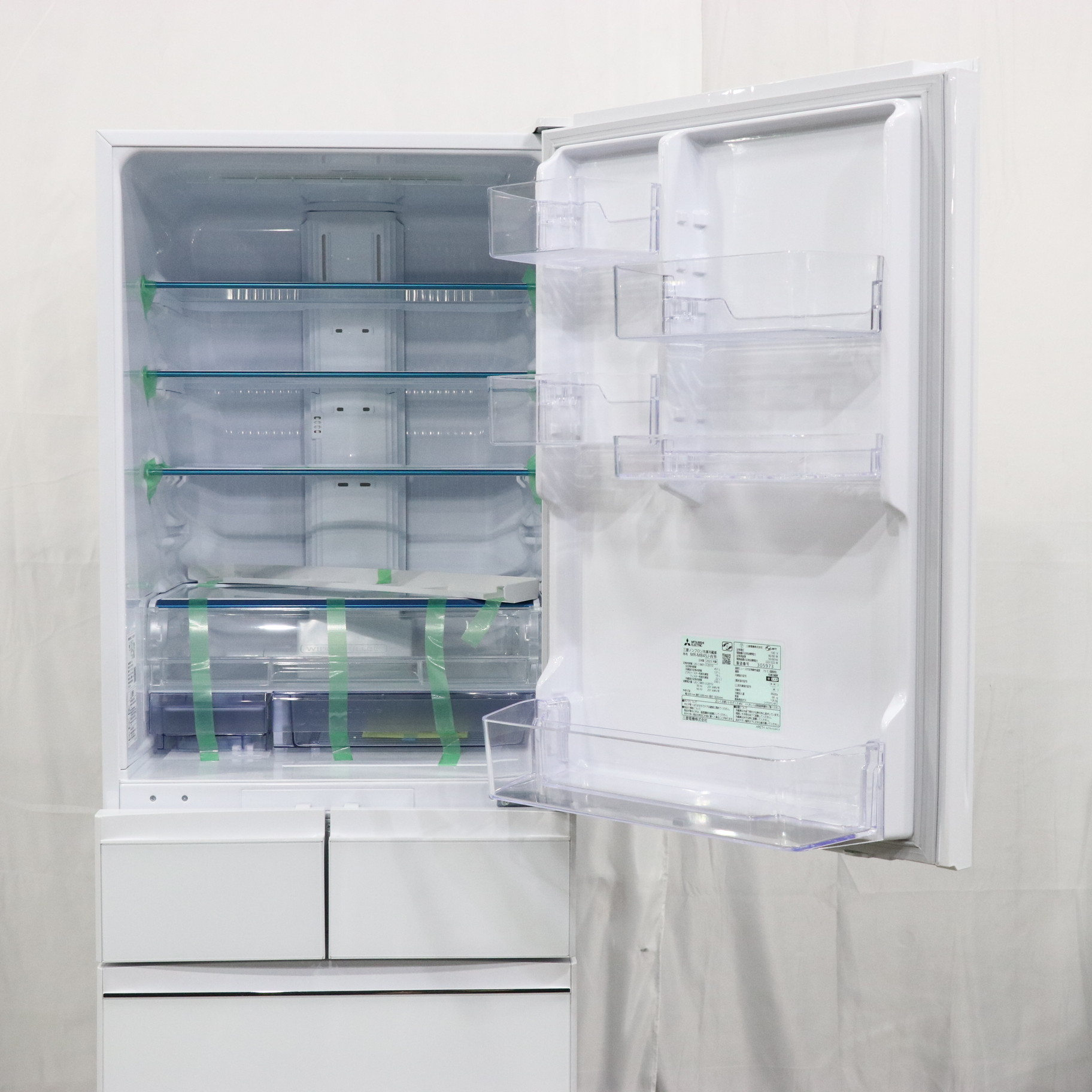 中古】〔展示品〕 冷蔵庫 クリスタルピュアホワイト MR-MB45J-W ［幅 