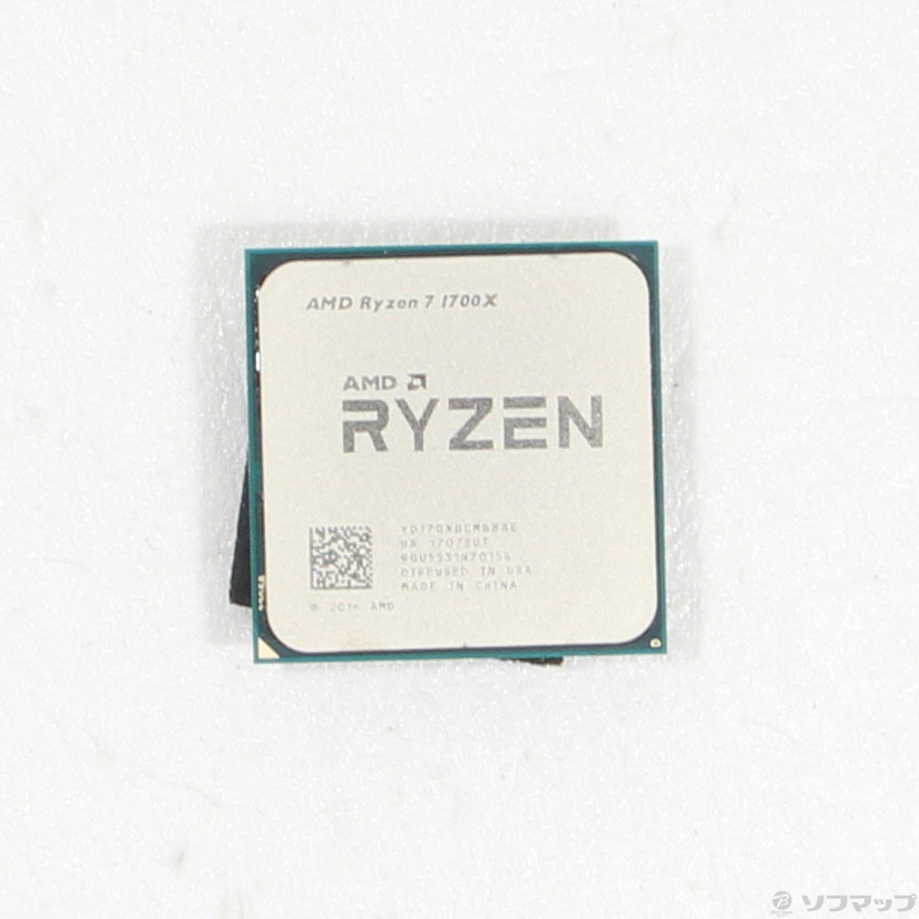 中古】Ryzen 7 1700X 〔3.4GHz／SOCKET AM4〕 [2133050087665] - リコレ！|ビックカメラグループ  ソフマップの中古通販サイト