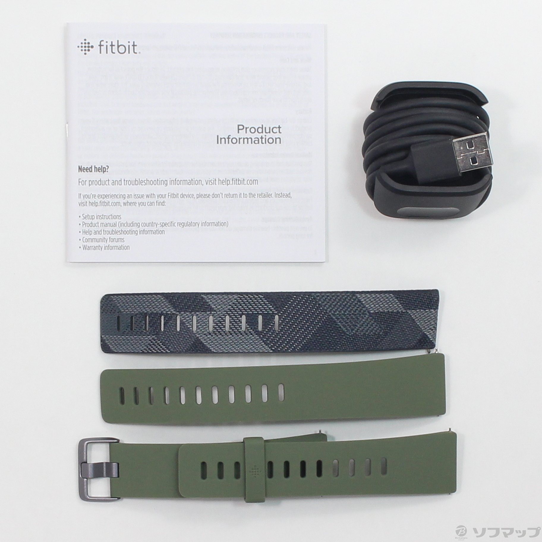 中古】Fitbit Versa 2 スペシャルエディション FB507GYGY-FRCJK