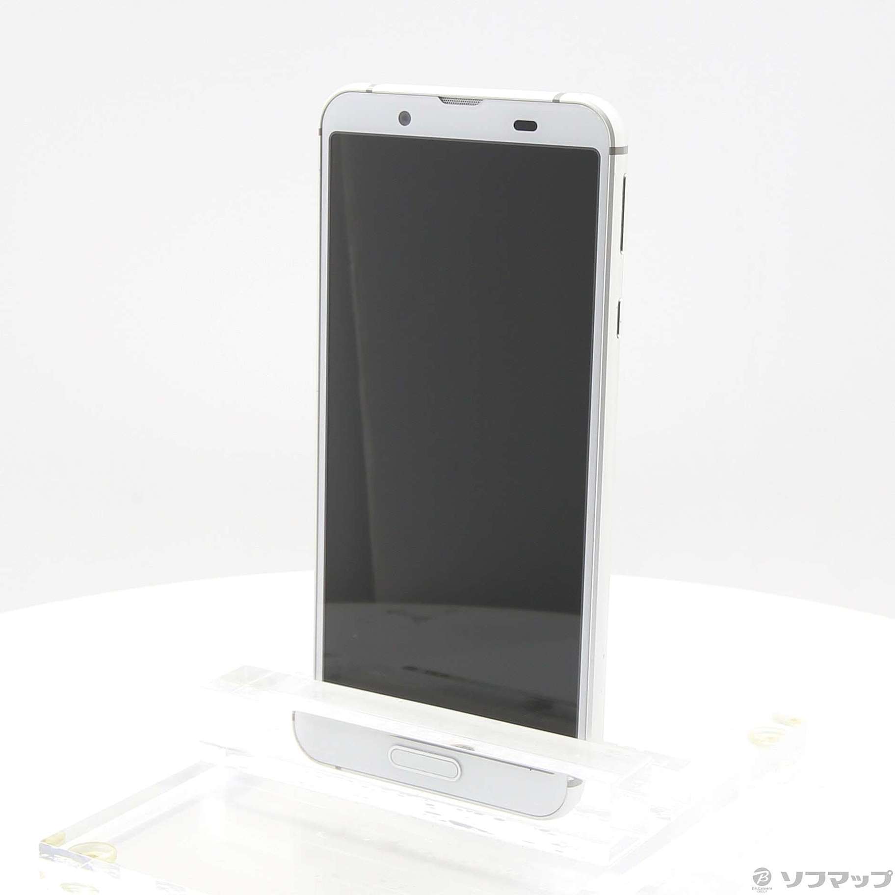 中古】AQUOS sense3 64GB シルバーホワイト SH-02M docomoロック