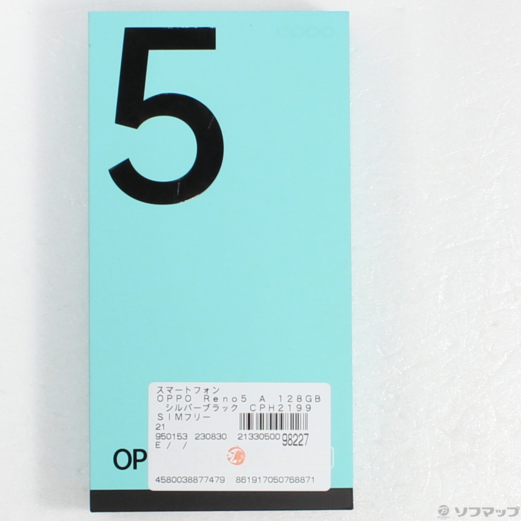 中古】OPPO Reno5 A 128GB シルバーブラック CPH2199 SIMフリー