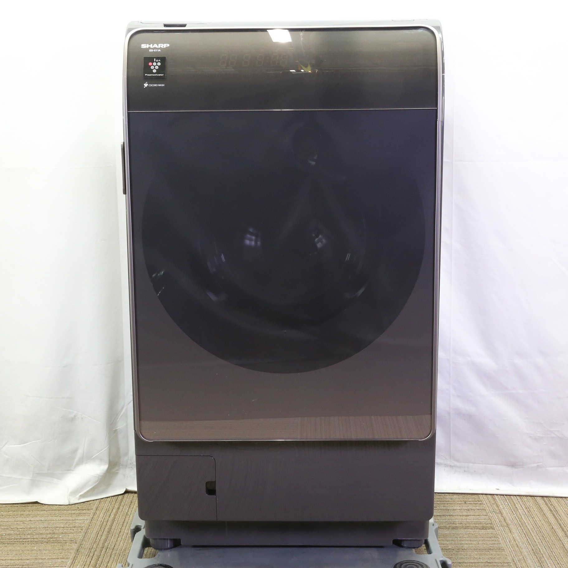 【値下げ】【美品】2023年製　SHARP ドラム式洗濯機　ES-X11A-TR ES-X11A | 洗濯機：シャープ
