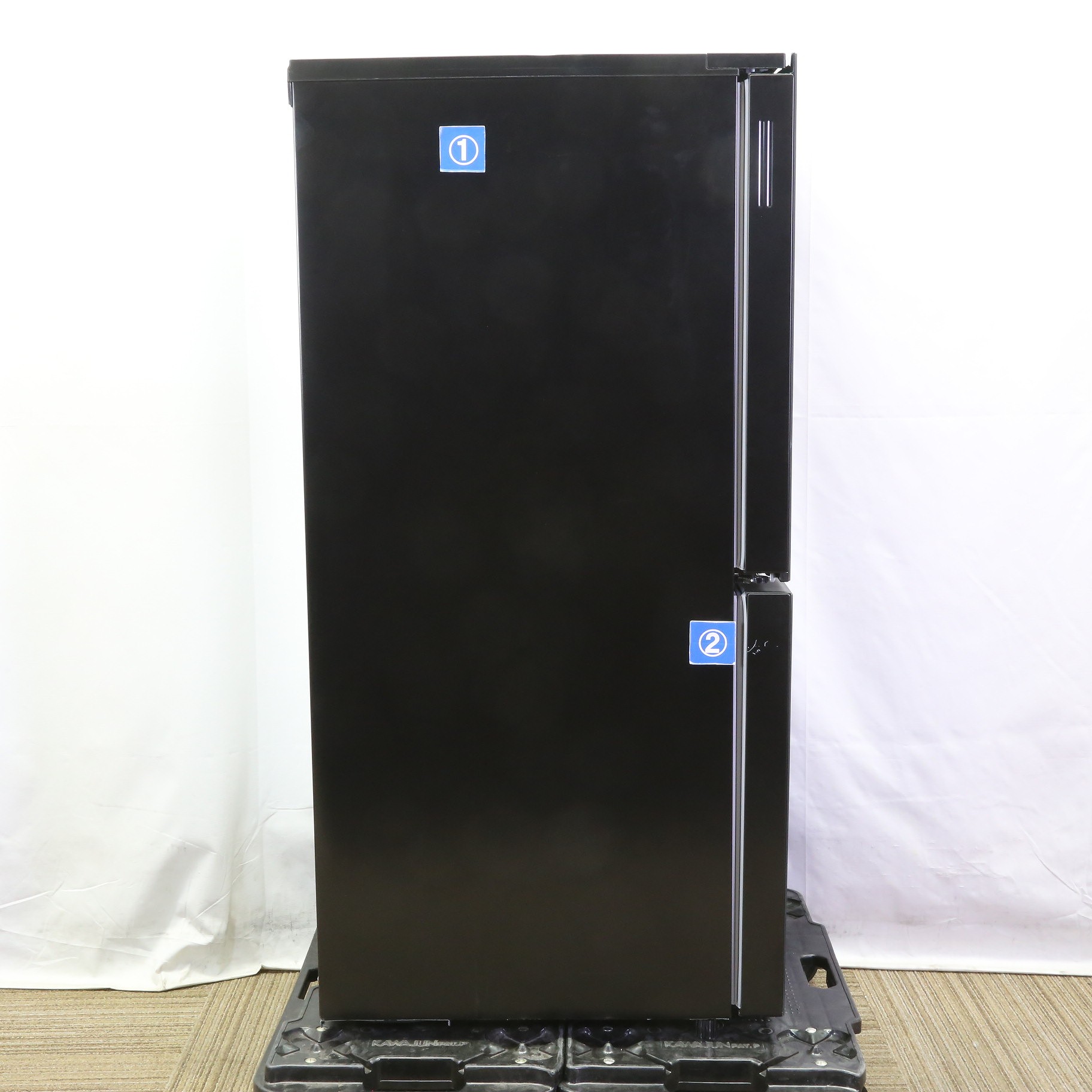 中古】〔展示品〕 冷蔵庫 ピュアブラック SJ-GD15J-B ［幅49.5cm 
