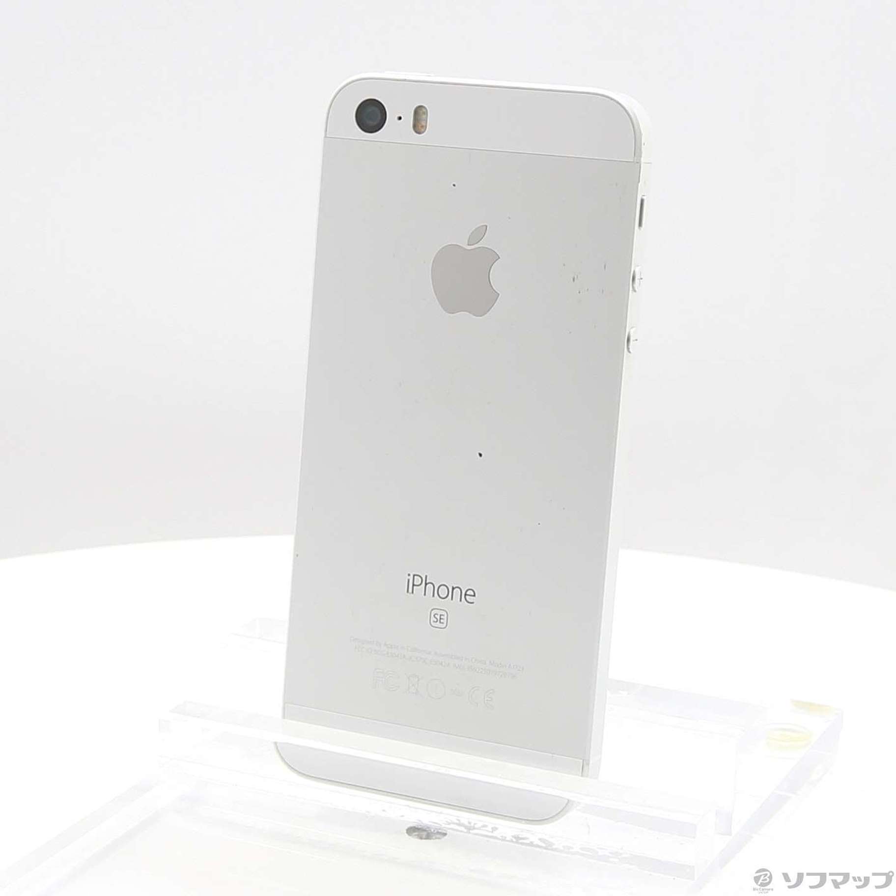 中古】iPhone SE 16GB シルバー MLLP2J／A SIMフリー [2133050111278