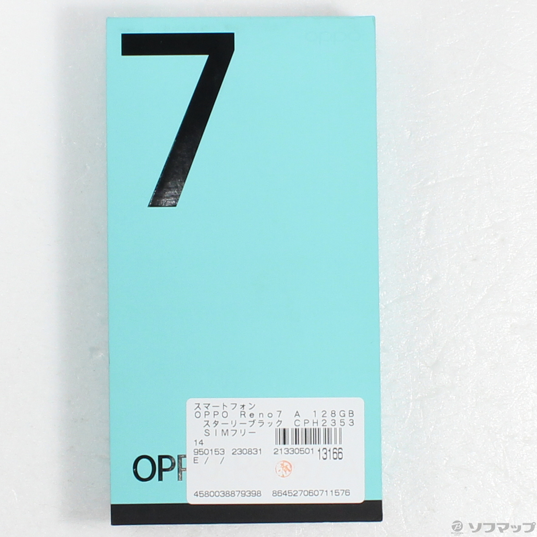 中古】OPPO Reno7 A 128GB スターリーブラック CPH2353 SIMフリー