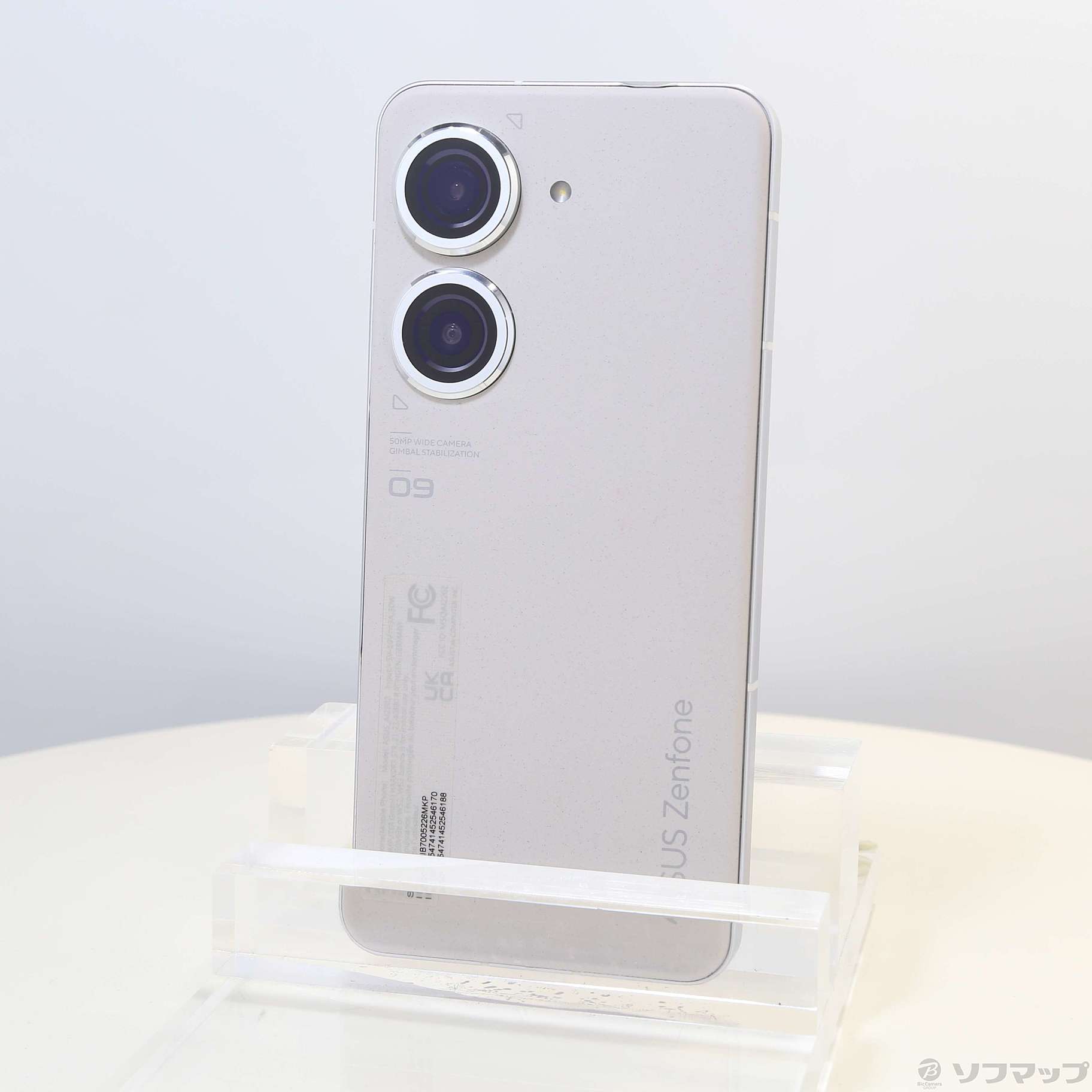 中古】ZenFone 9 256GB ムーンライトホワイト ZF9WH8S256 SIMフリー ...