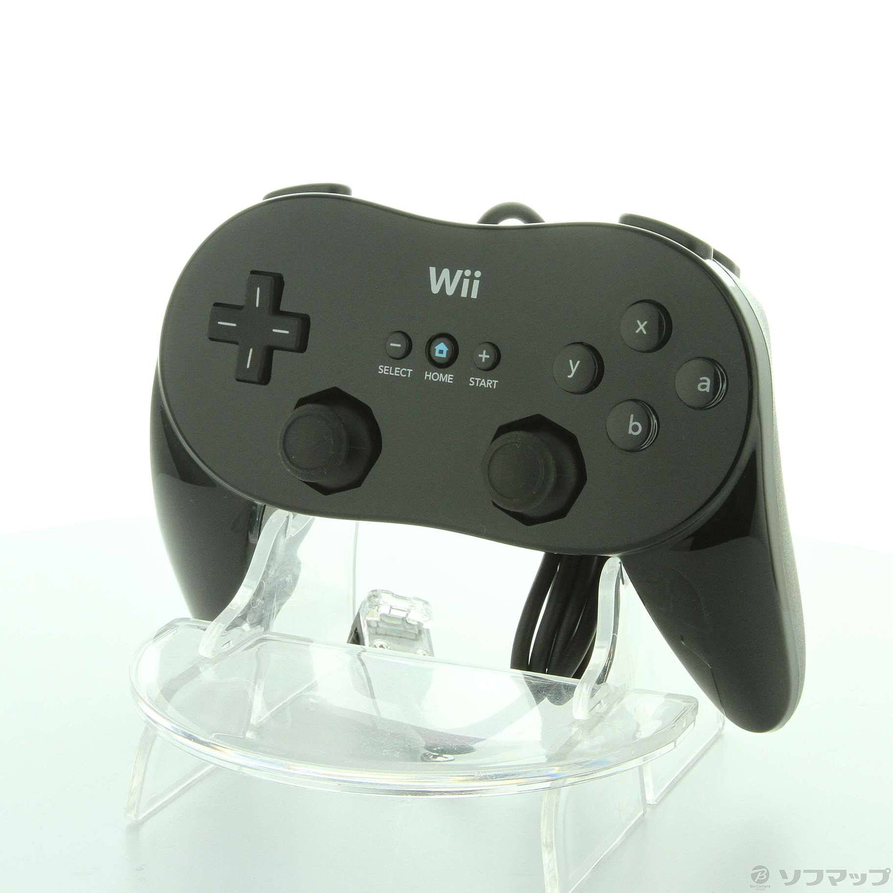 その他 Nintendo RVL-A-R2K Nintendo Wii Wired Controller Classic Pro Black Kuro Boxed