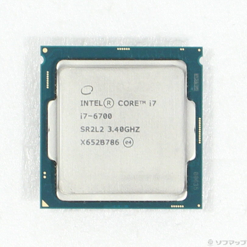 中古】Core i7 6700 〔3.4GHz／LGA 1151〕 [2133050127644] - リコレ！|ビックカメラグループ  ソフマップの中古通販サイト