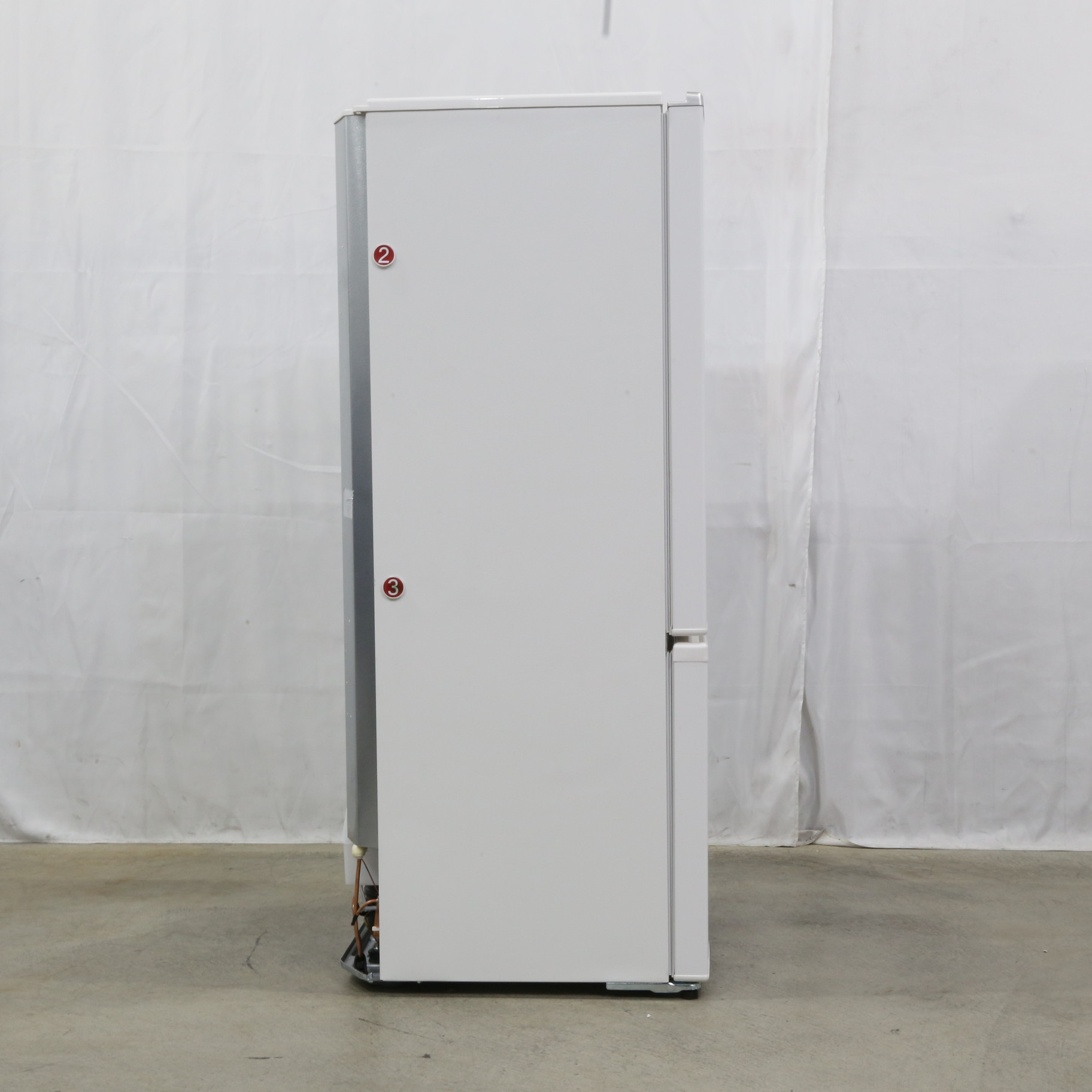 中古】〔展示品〕 冷蔵庫 ホワイト AQR-20NBK(W) ［幅52.5cm ／201L