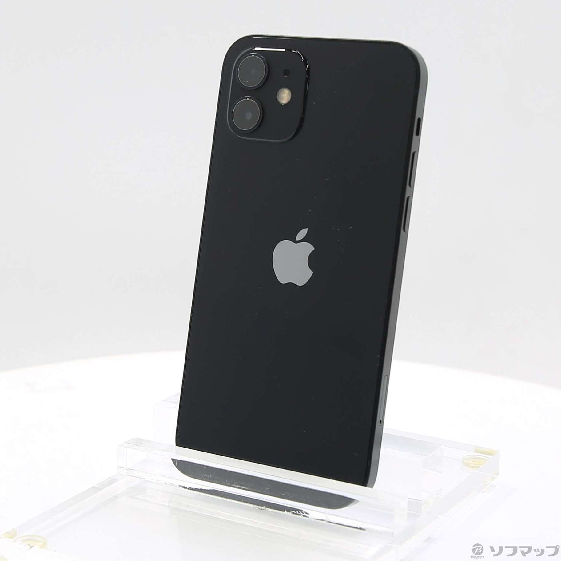 中古】iPhone12 64GB ブラック MGHN3J／A SIMフリー [2133050145938