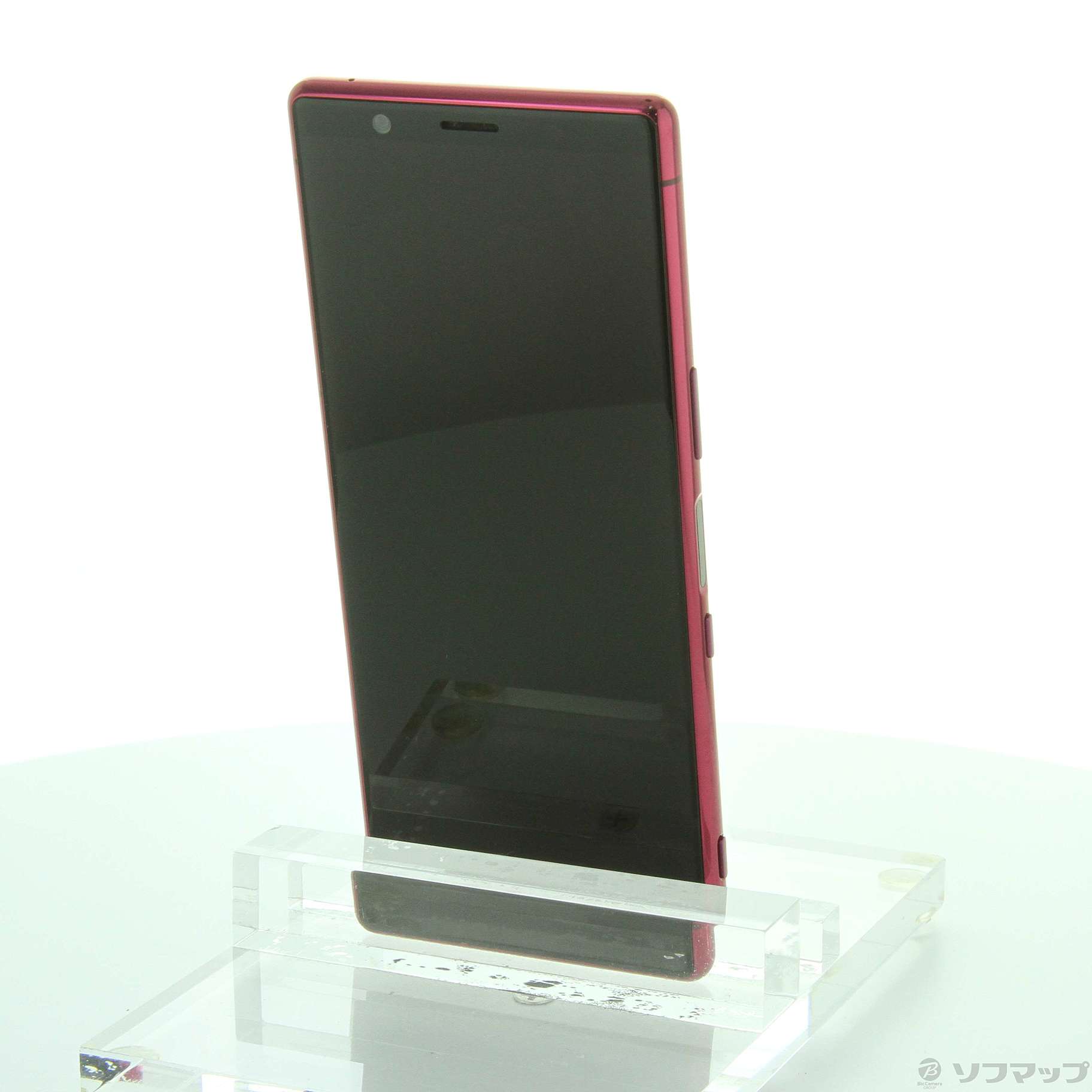 中古】セール対象品 Xperia 5 64GB レッド SO-01M docomoロック