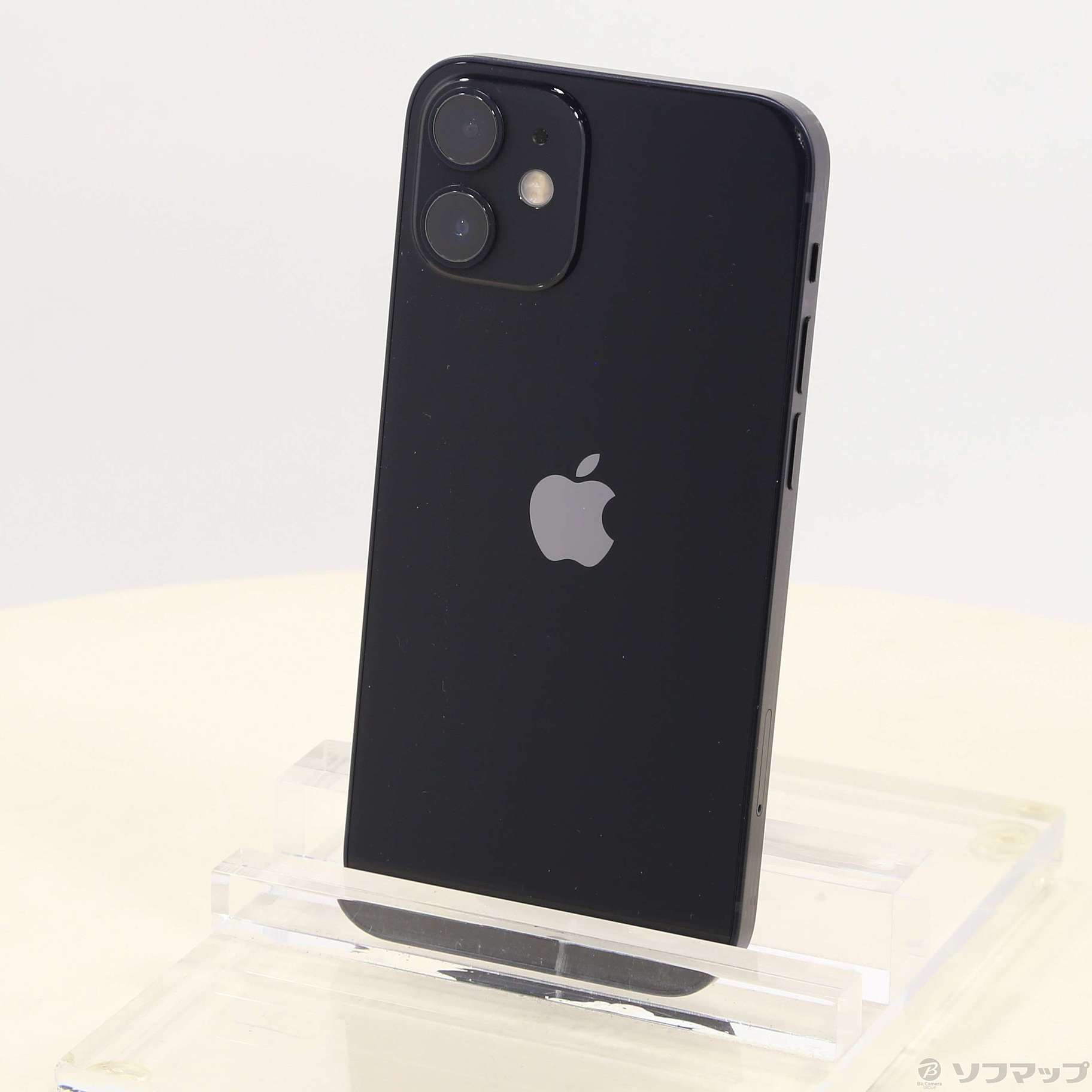 中古】iPhone12 mini 64GB ブラック MGA03J／A SIMフリー