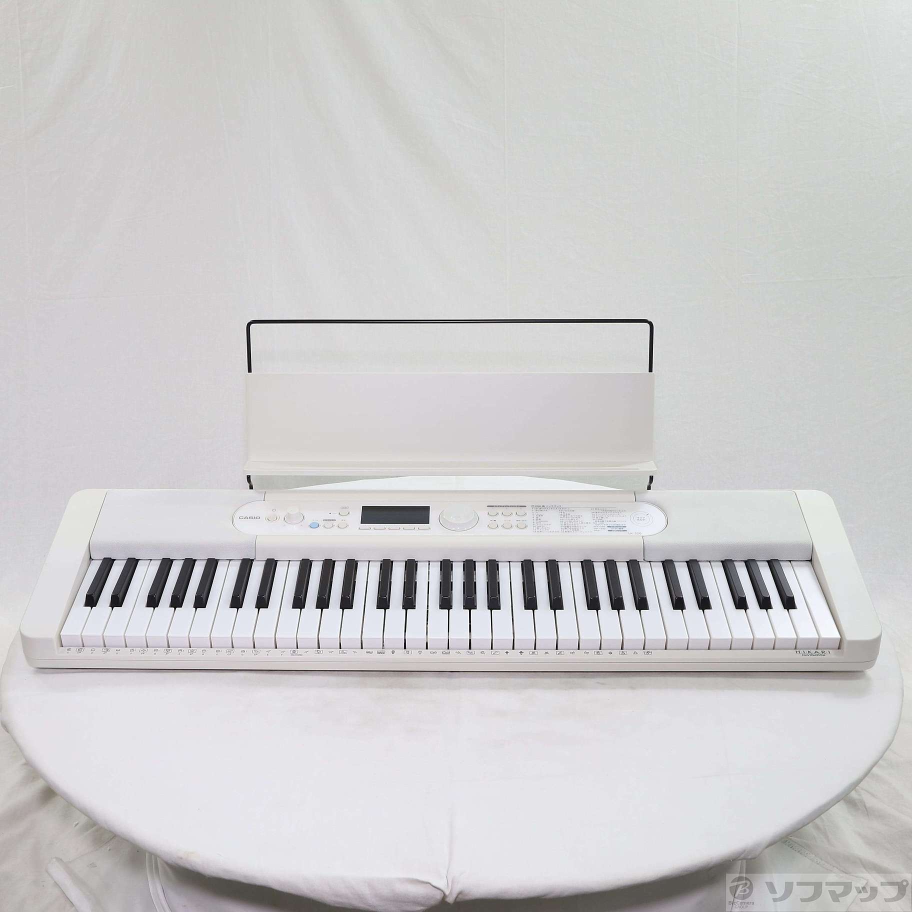 〔展示品〕 Casiotone 光ナビゲーションキーボード LK-520