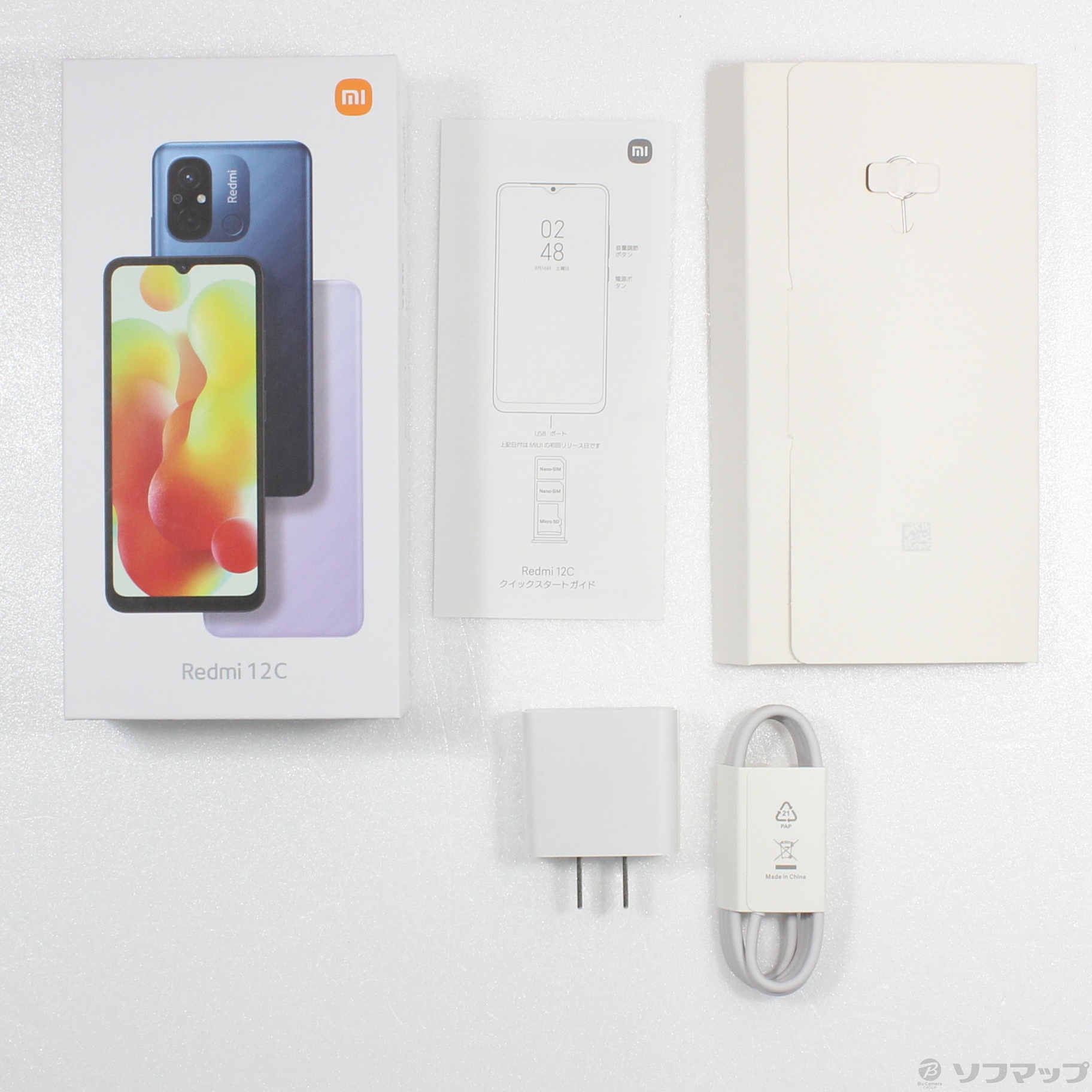 中古】Redmi 12C 64GB グラファイトグレー REDMI-12C-GRAY SIMフリー